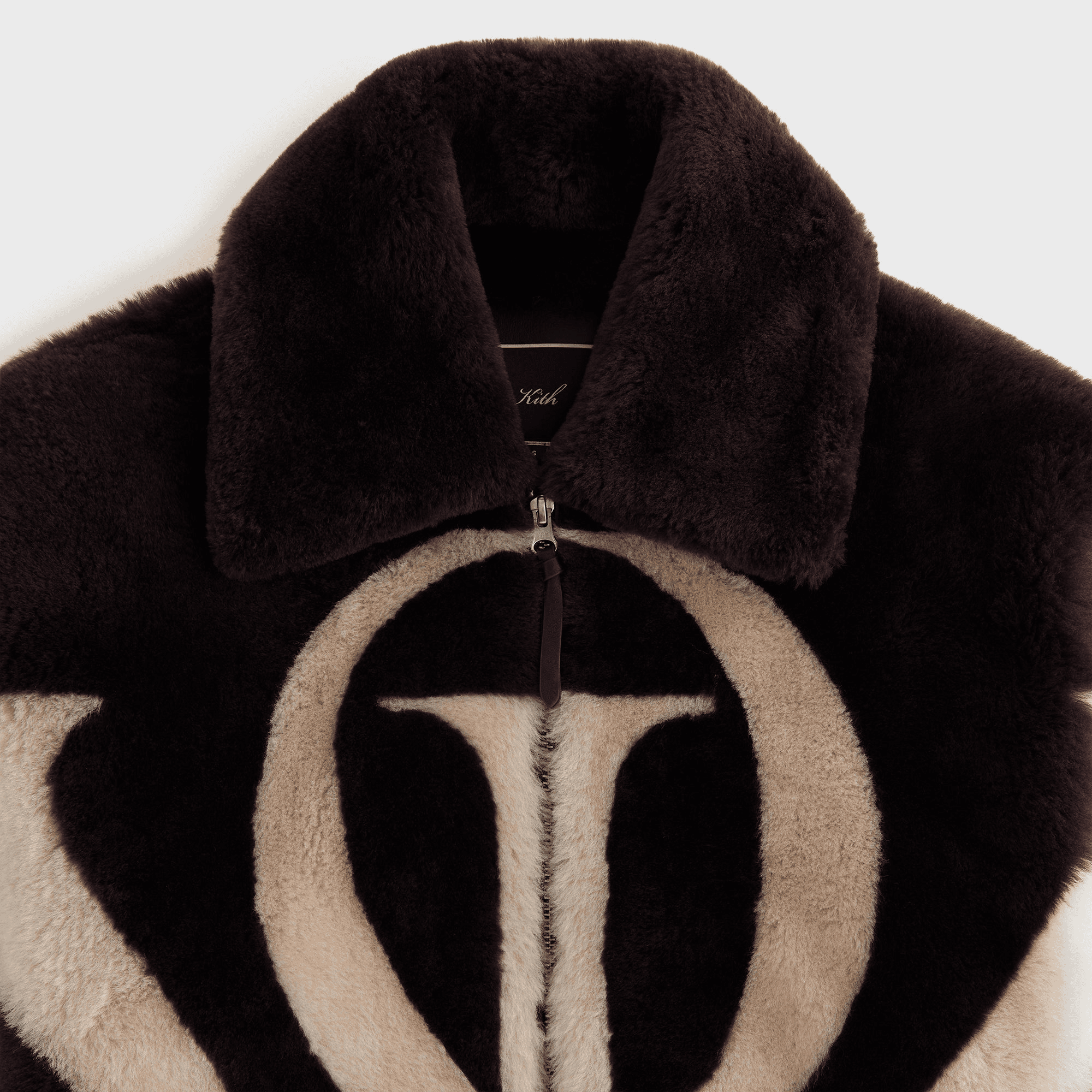Kith Women Waylon II Shearling Crest Jacket - Incognito — Image 3