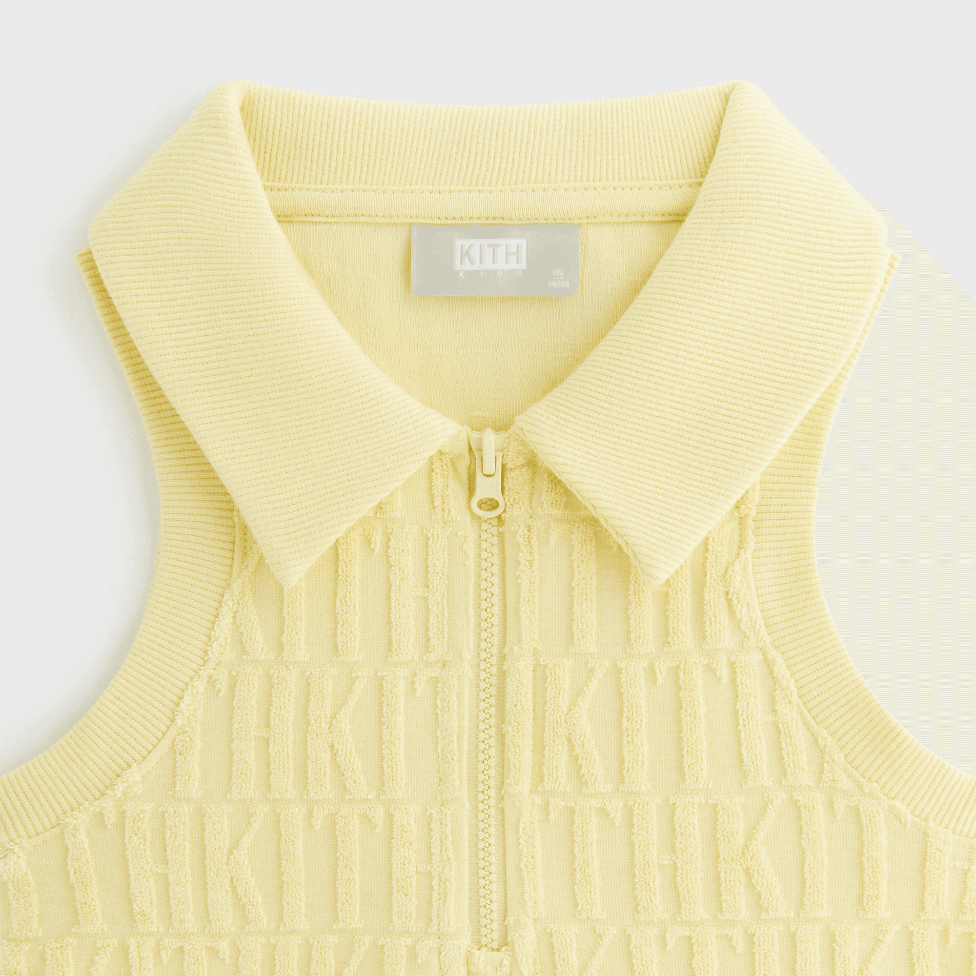 Kith Kids Monogram Terry Polo Dress - Ray — Image 3