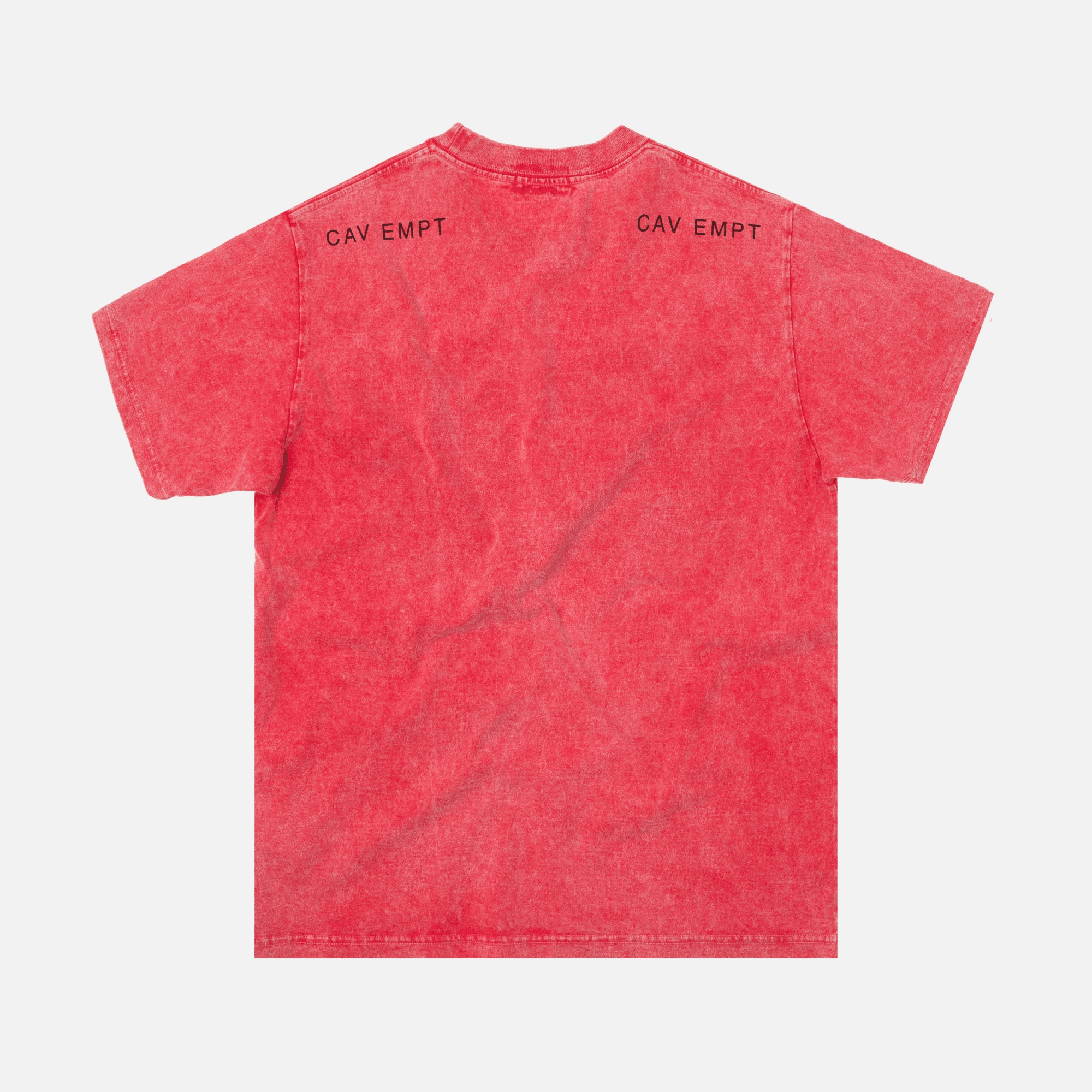 Cav Empt Bleached Cav E Tee - Pink — Image 2