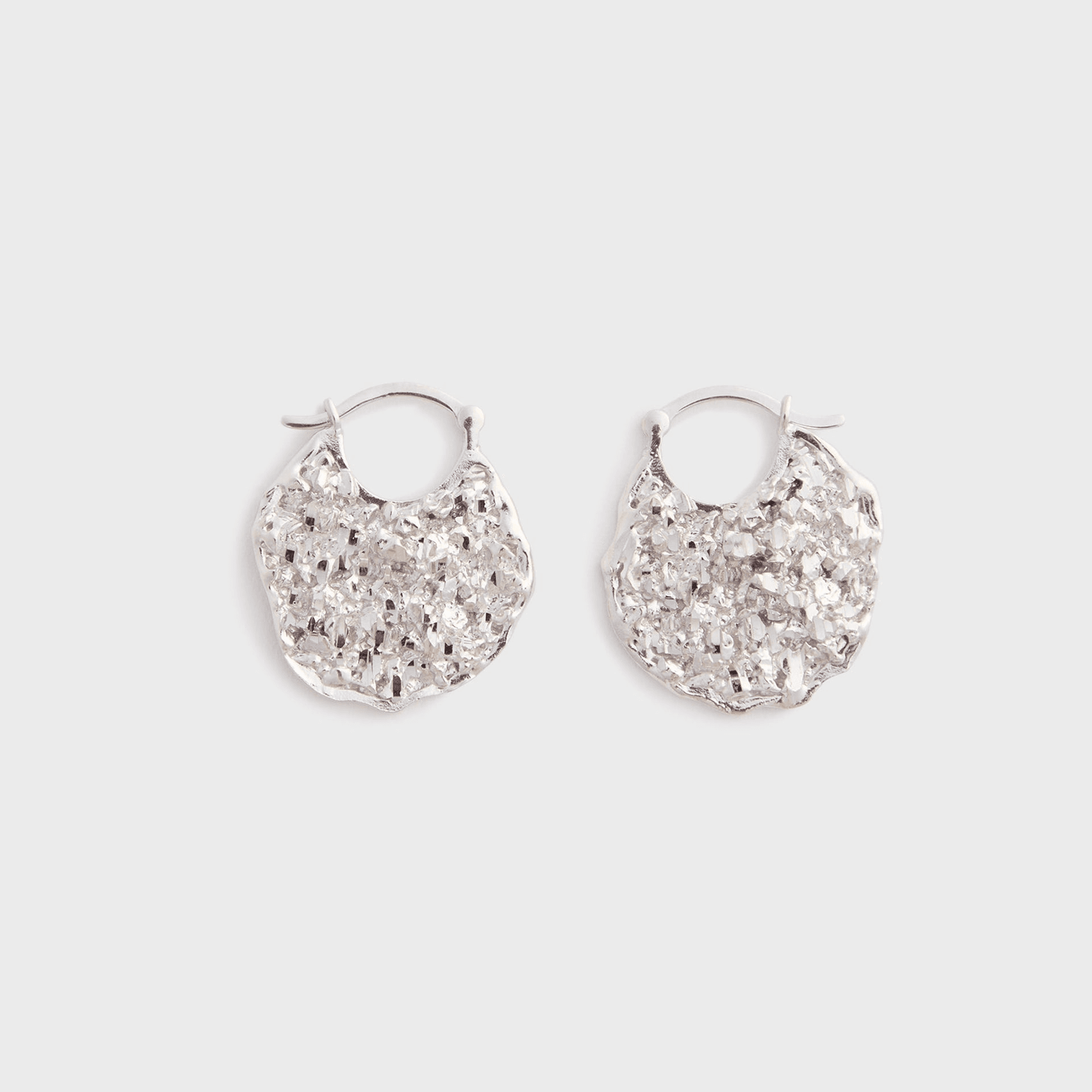 Veneda Carter Small Hoop Earring - Rhodium — Image 2