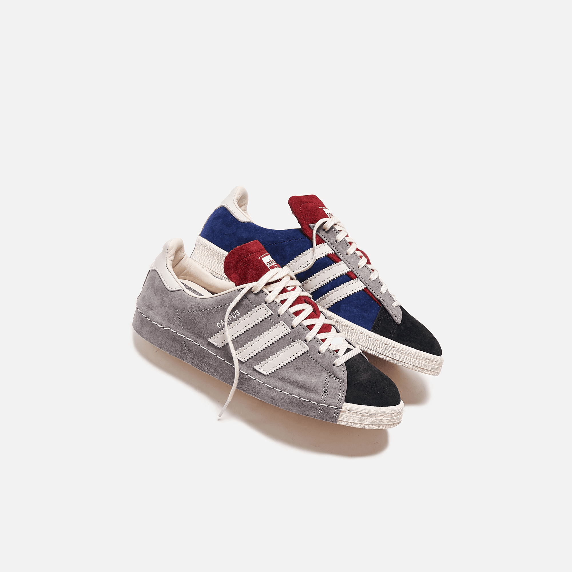 adidas x Recouture Campus 80s SH - Grey Three / Chalk White / Core Black — Image 3