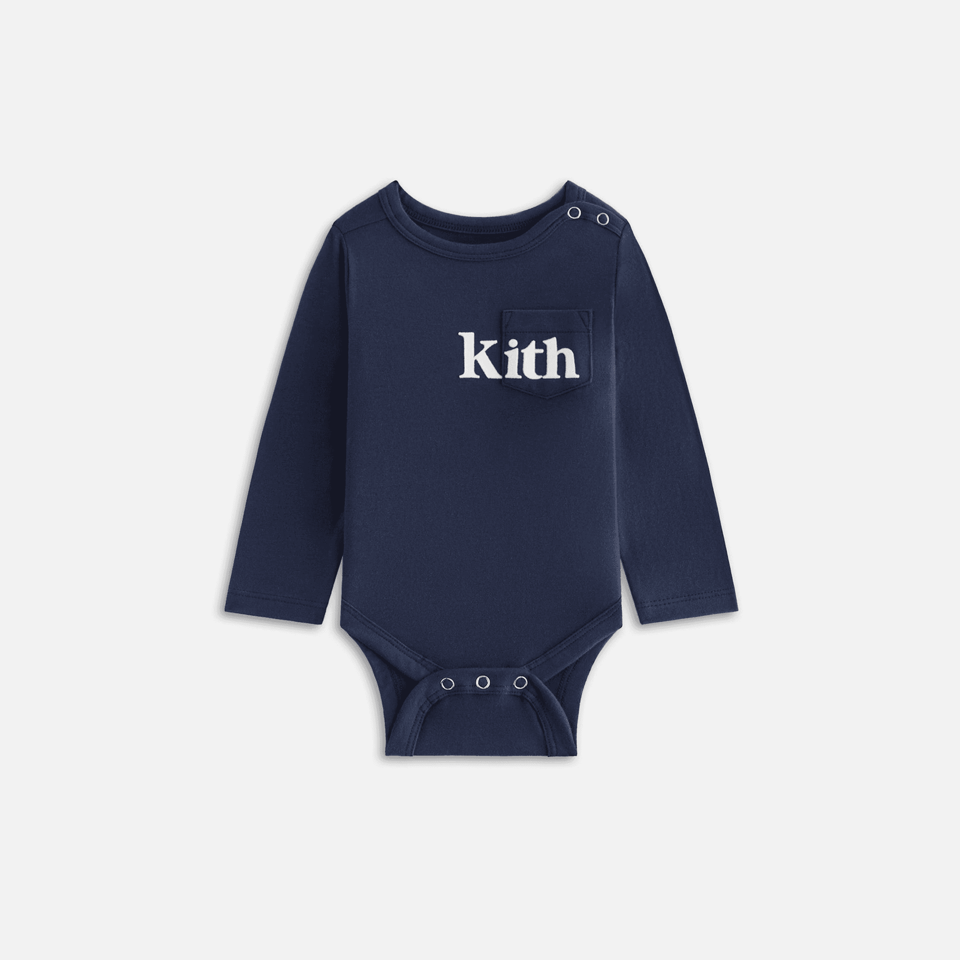 Kith Baby Long Sleeve Quinn Bodysuit - Nocturnal — Image 4
