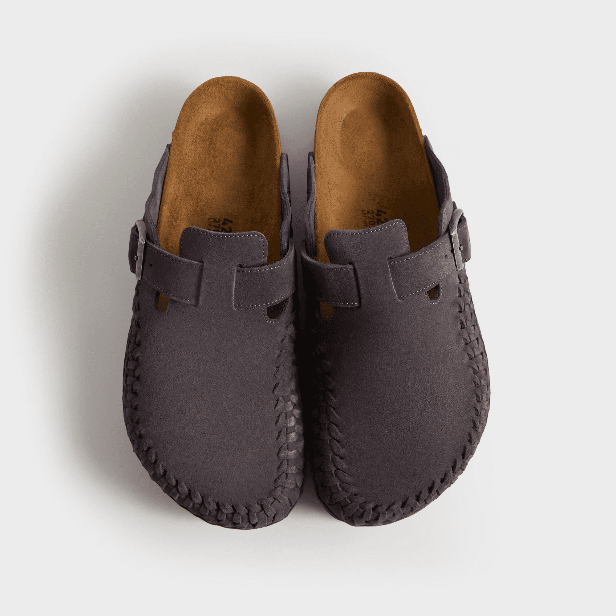 MADE-TO-ORDER | Kith for Birkenstock WMNS Boston Braided - Rabbit Grey - PH — Image 6