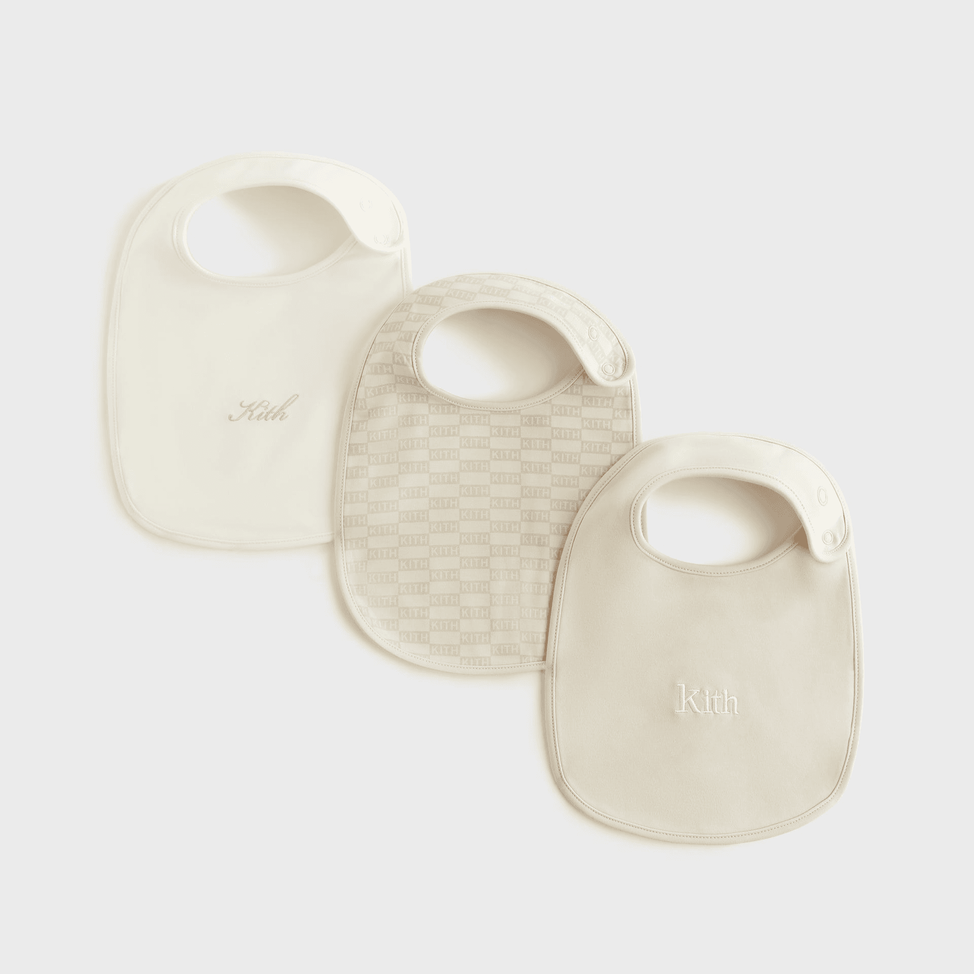 Kith Baby 3-Pack Bib Set - Silk — Image 4