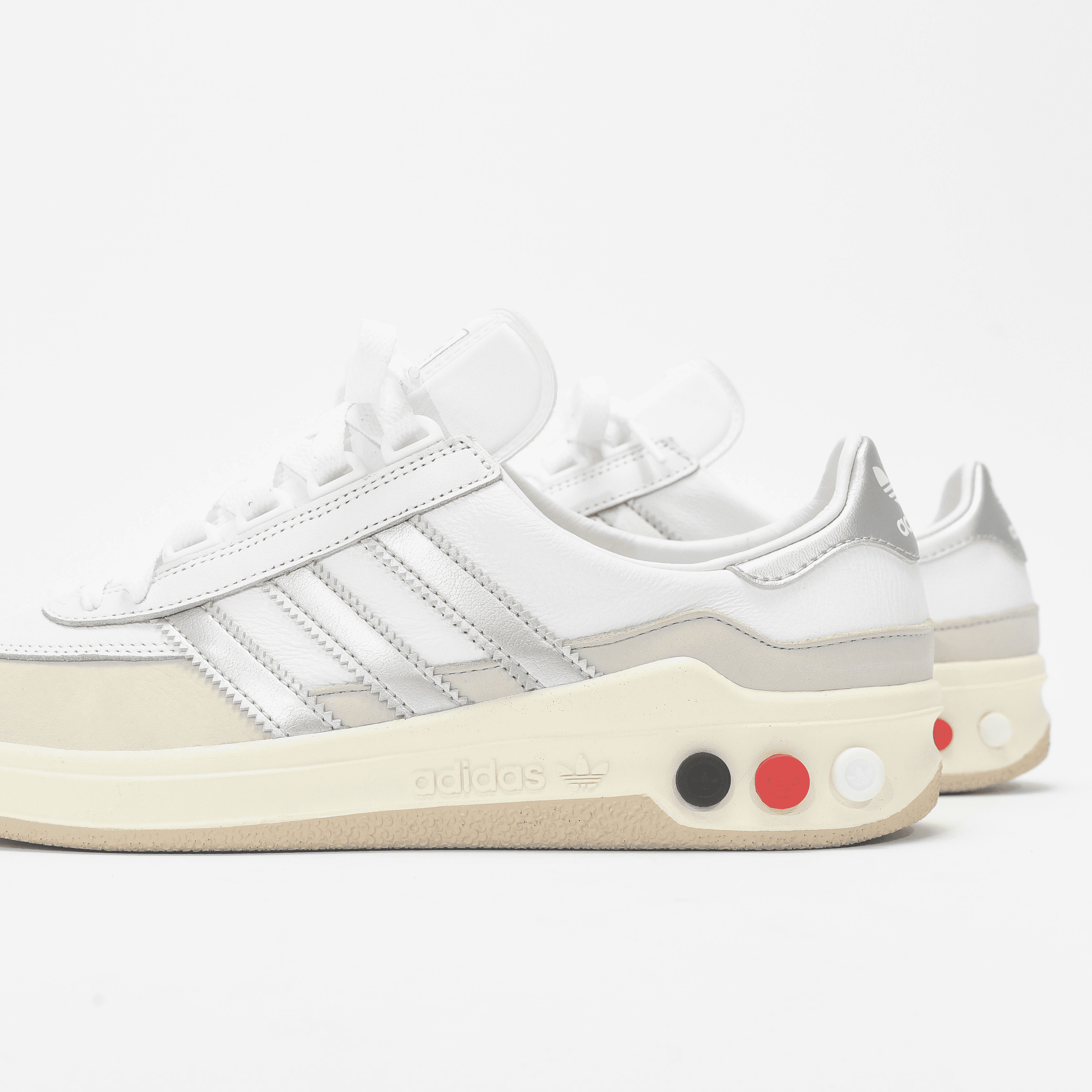 adidas Consortium Galaxy SPZL - White / Silver — Image 3