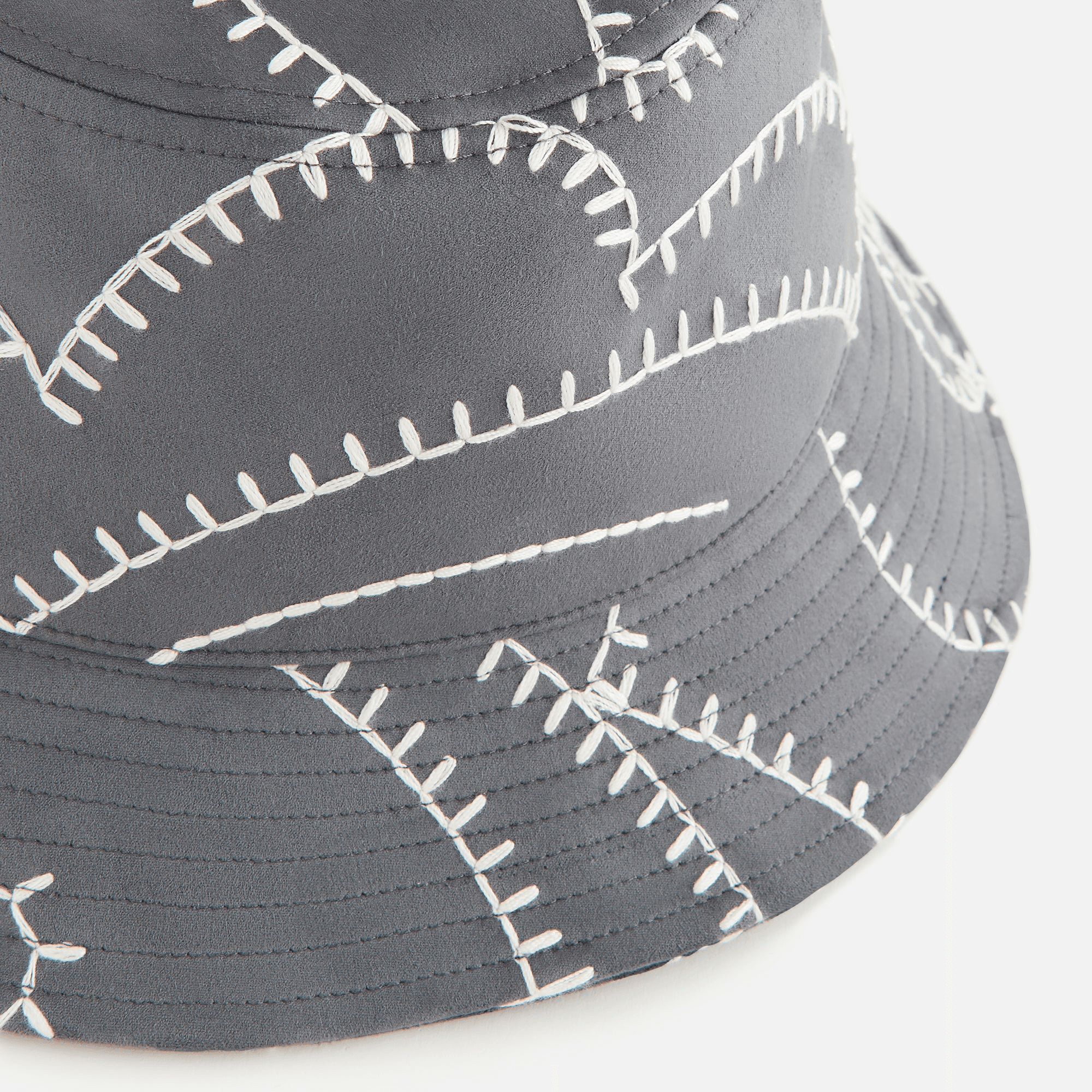 Kith Women Blanket Stitch Microsuede Hat - Asteroid — Image 2