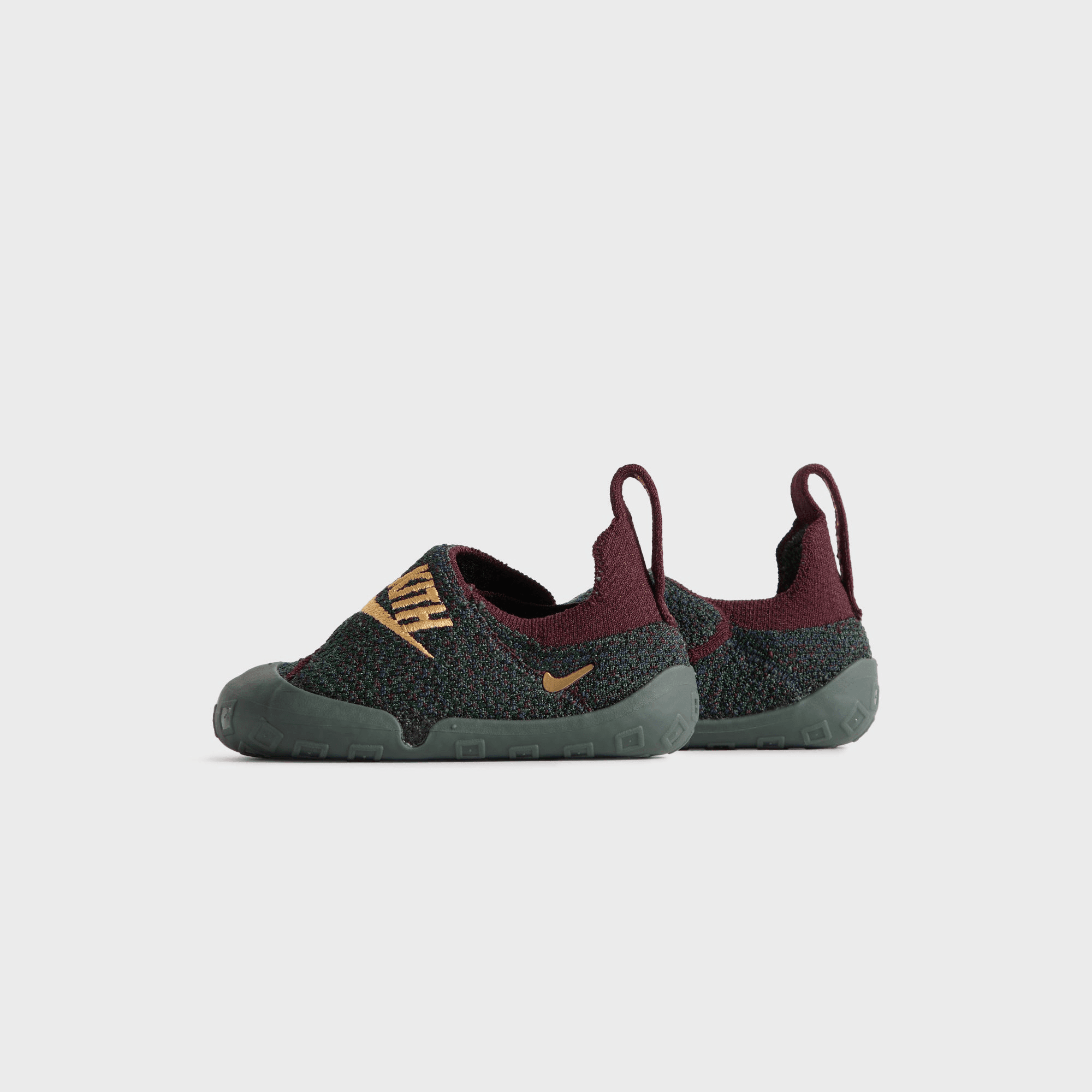Kith for Nike Baby Swoosh One - Gold / Burgundy / Mid Navy — Image 7