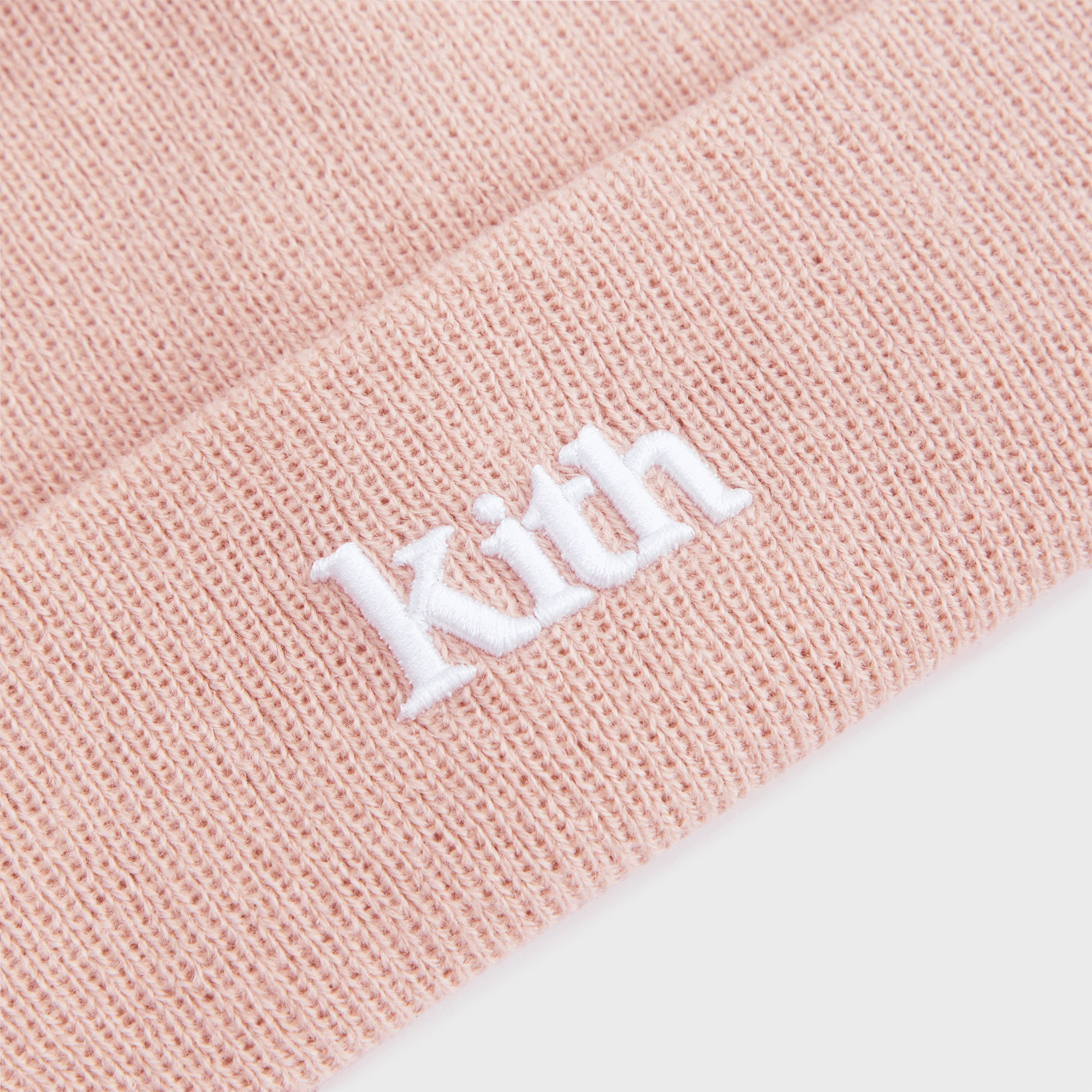 Kith Kids Classic Serif Logo Beanie - Rose — Image 2