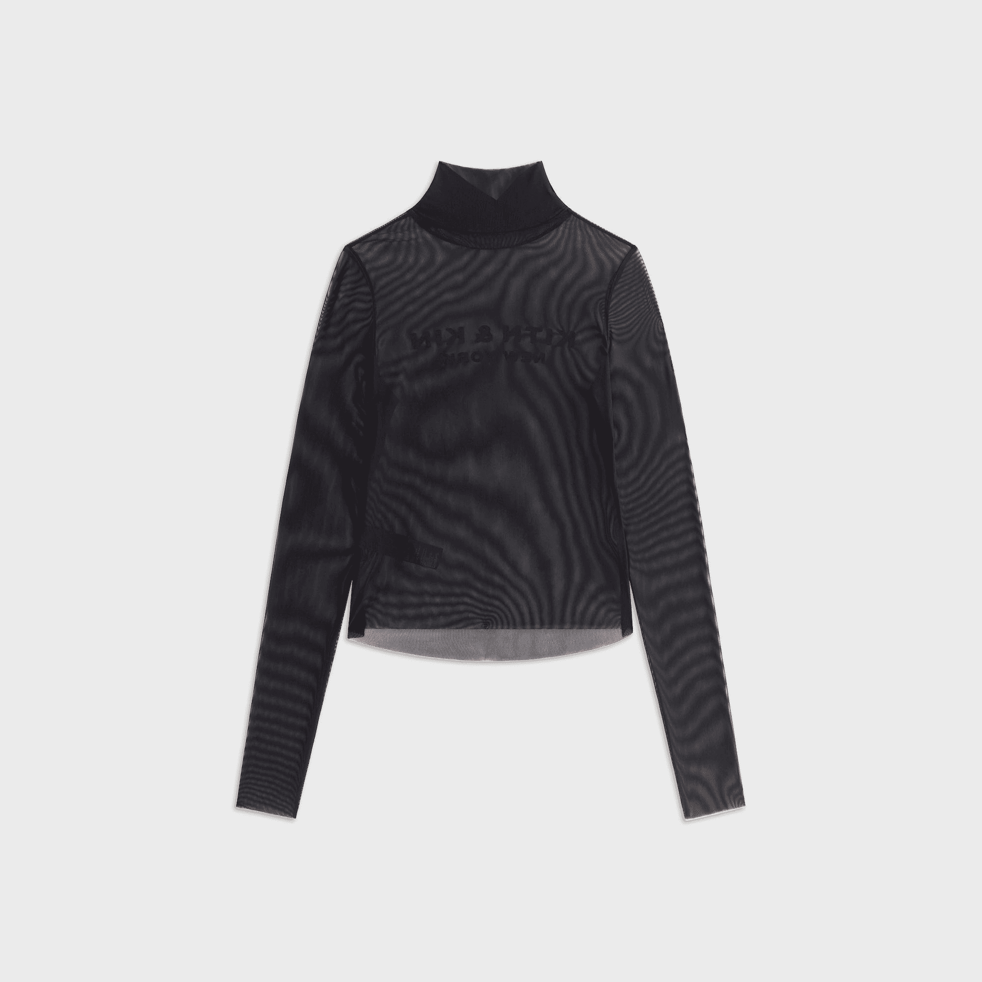 Kith Women Amina Mesh Turtleneck - Black — Image 5