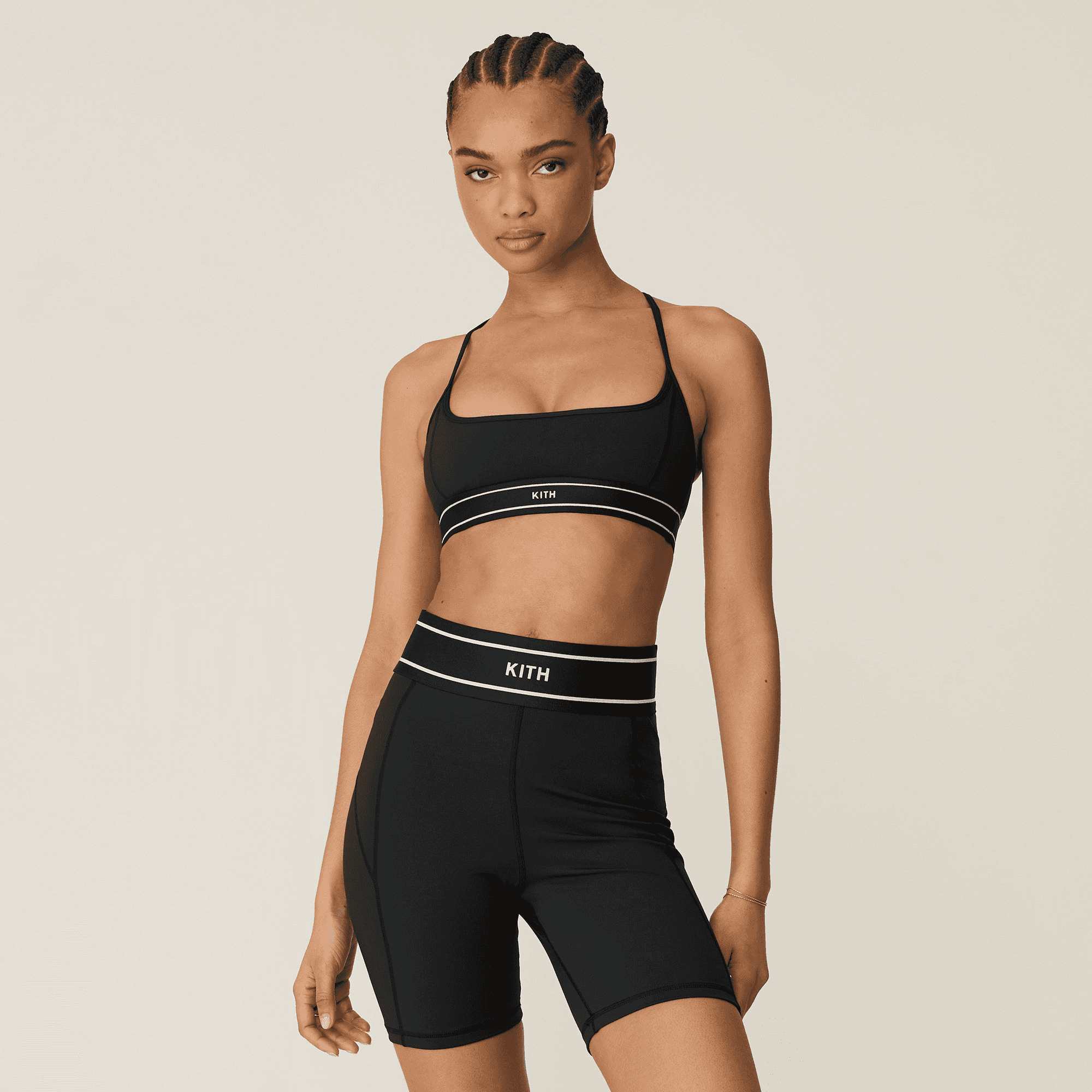 Kith Women Nadia Low Impact Bra - Black — Image 3