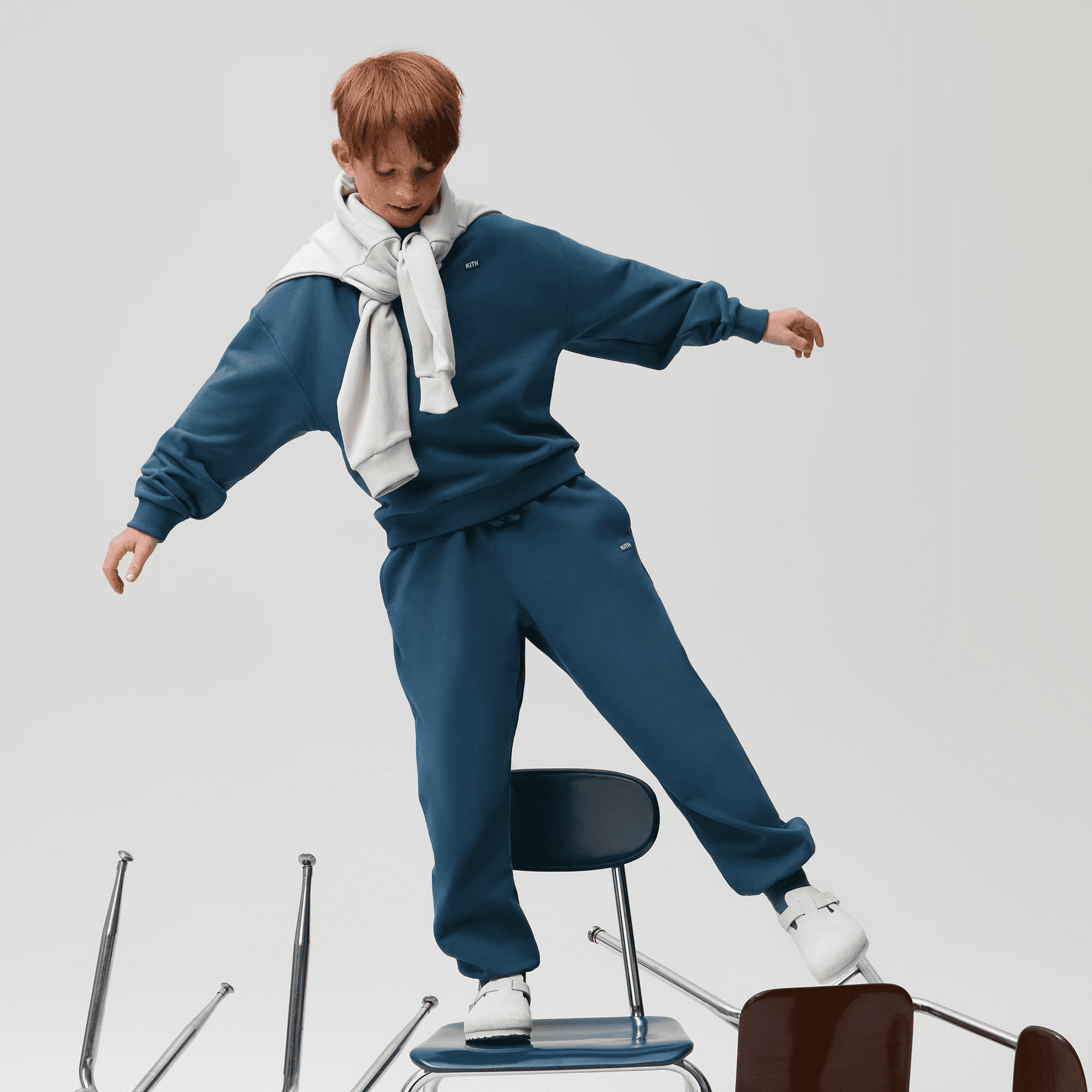 Kith Kids Nelson Sweatpant - Anchor — Image 4