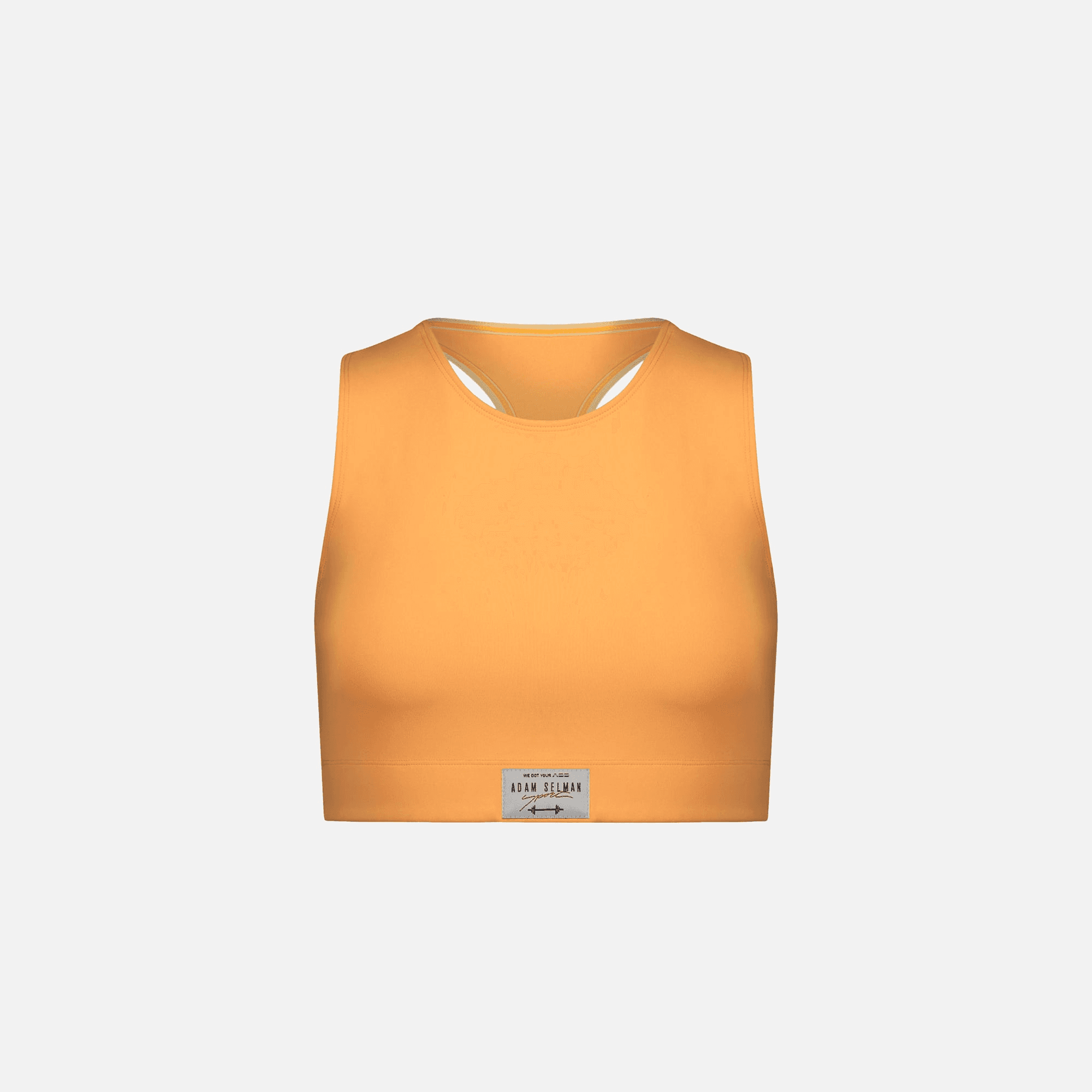 Adam Selman Racer Crop Top - Mango