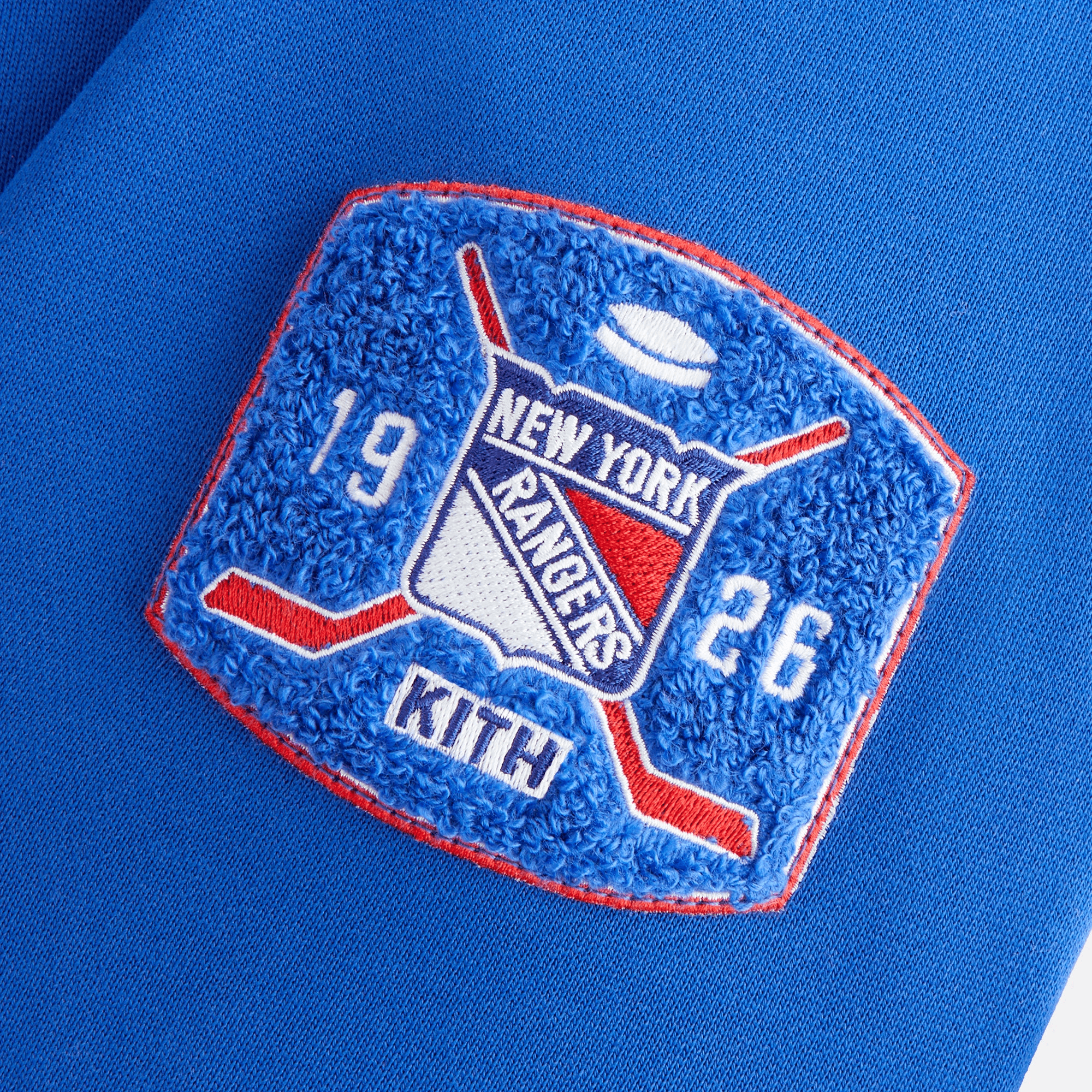 Kith Kids for the New York Rangers Skewed Nelson Crewneck - Cyclone — Image 3