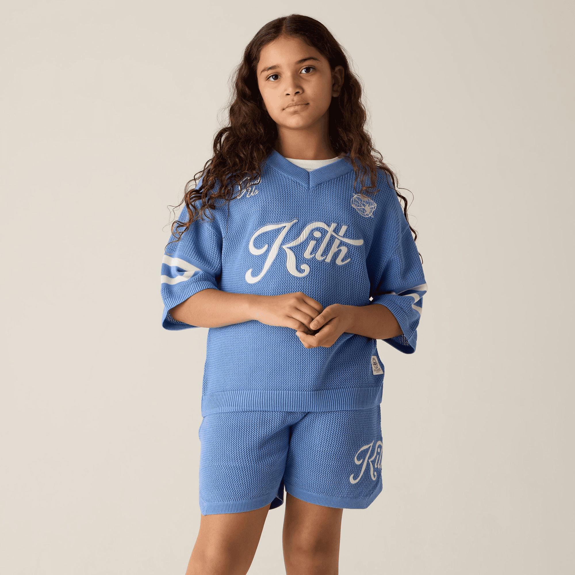 Kith Kids Sweater Knit Leon Jersey - Ashore — Image 6