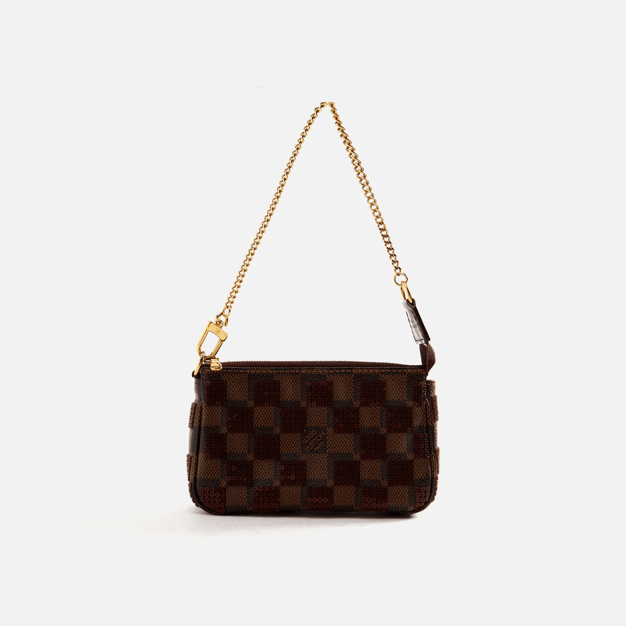 WGACA Louis Vuitton Damier Paillettes Mini Pochette - Red — Image 2