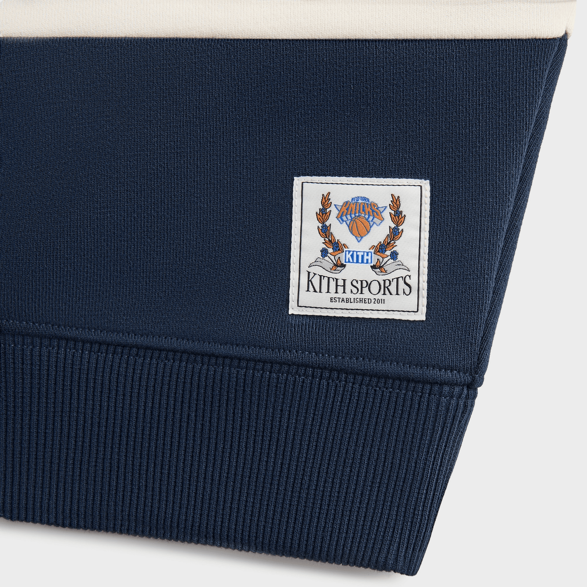 Kith Kids for the New York Knicks Coach Nelson Collared Pullover - Nocturnal — Image 4