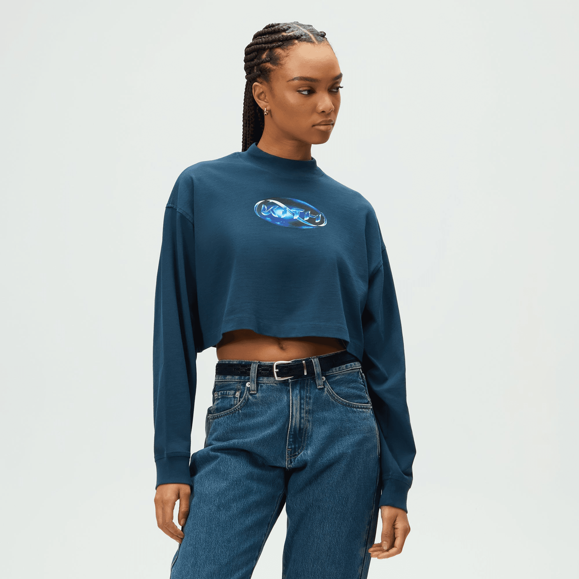 Kith Women Jasper Sapphire Logo Tee - Resolve — Image 4