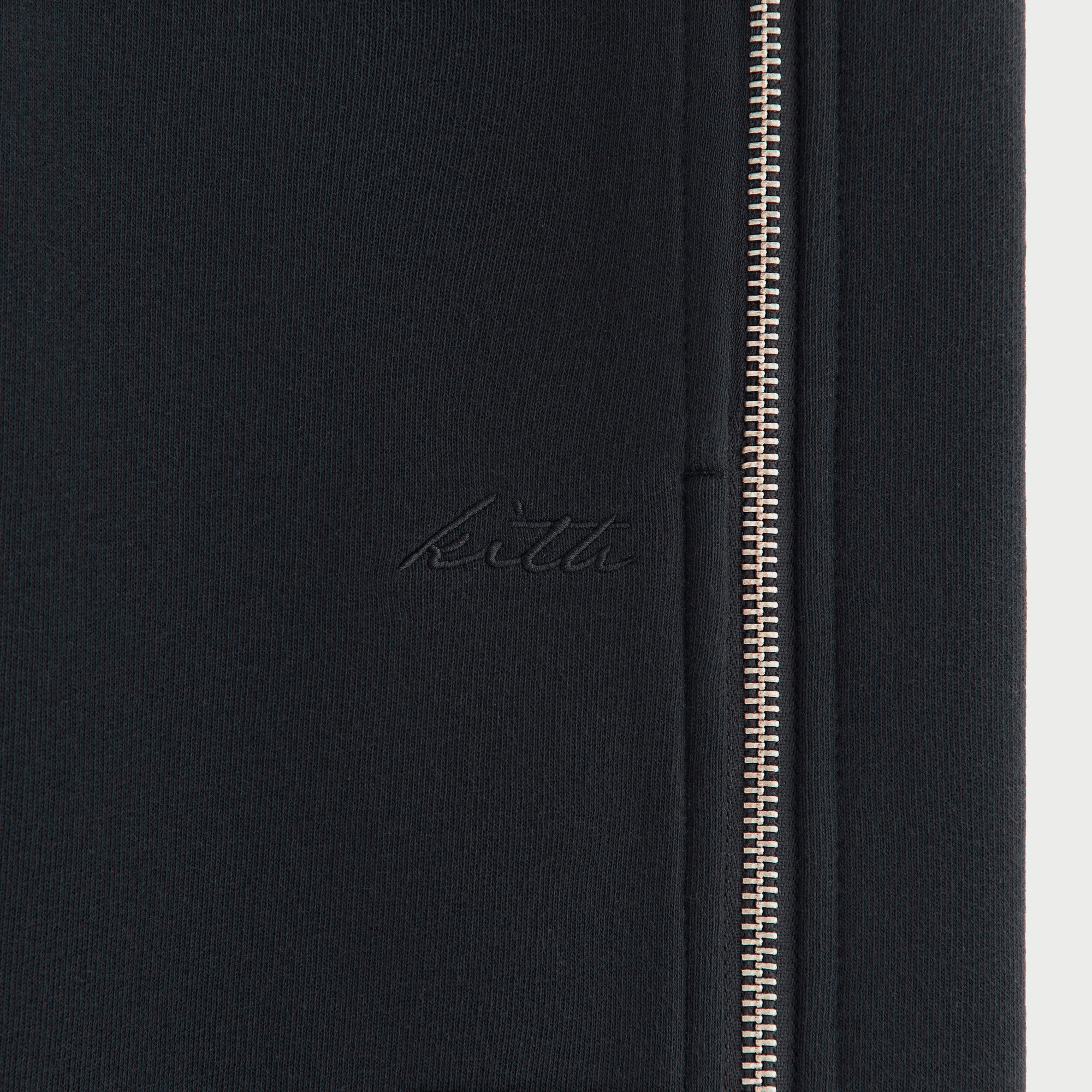 Kith Women Fain Zip Fleece Trouser - Black — Image 2