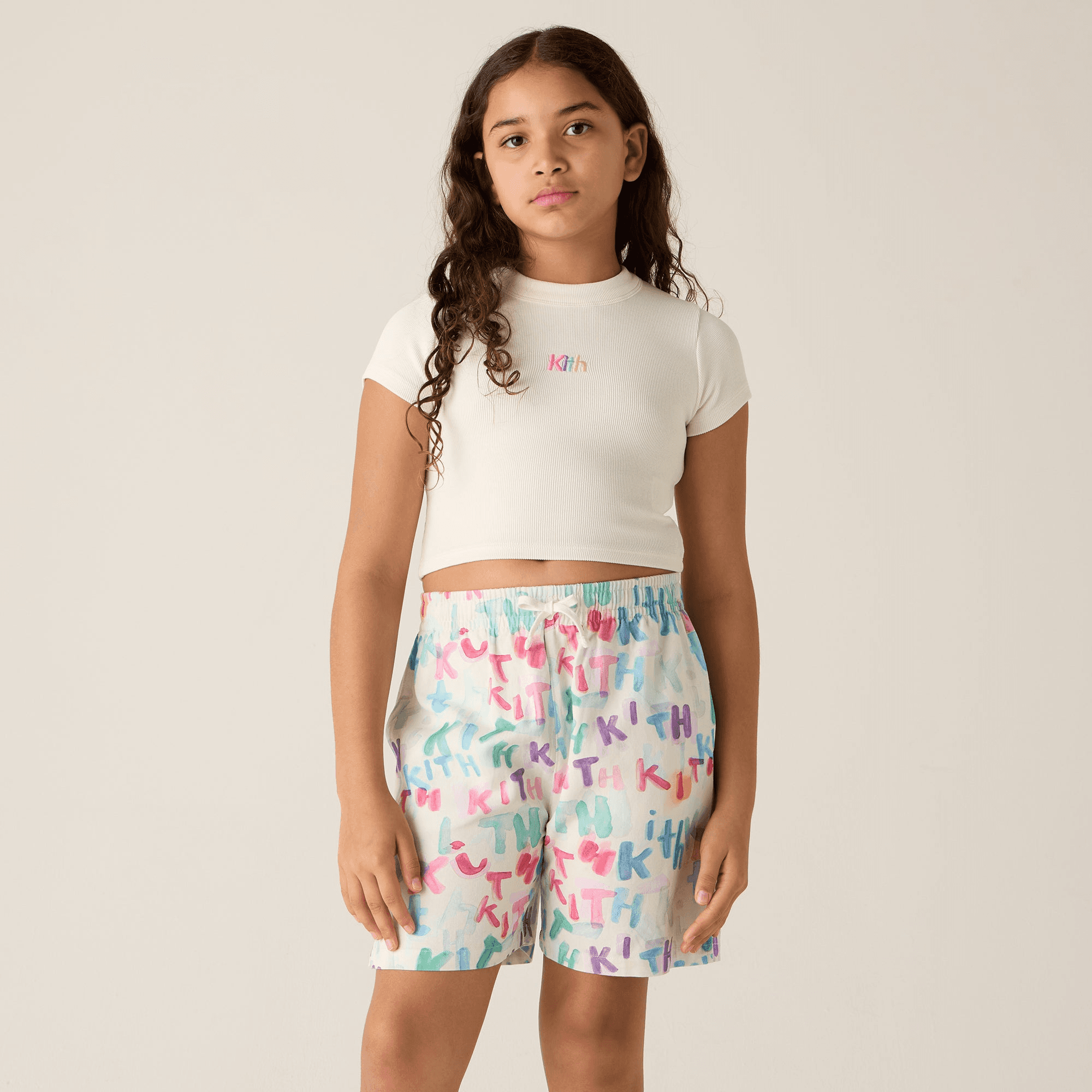 Kith Kids Rib Mulberry Tee - Silk — Image 4