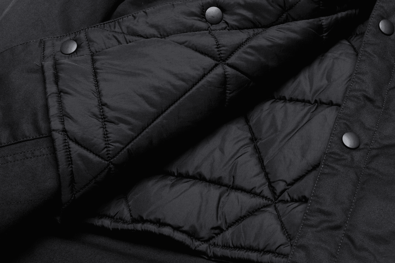 Ones Stroke Reversible Shawl Collar Coat - Black — Image 2