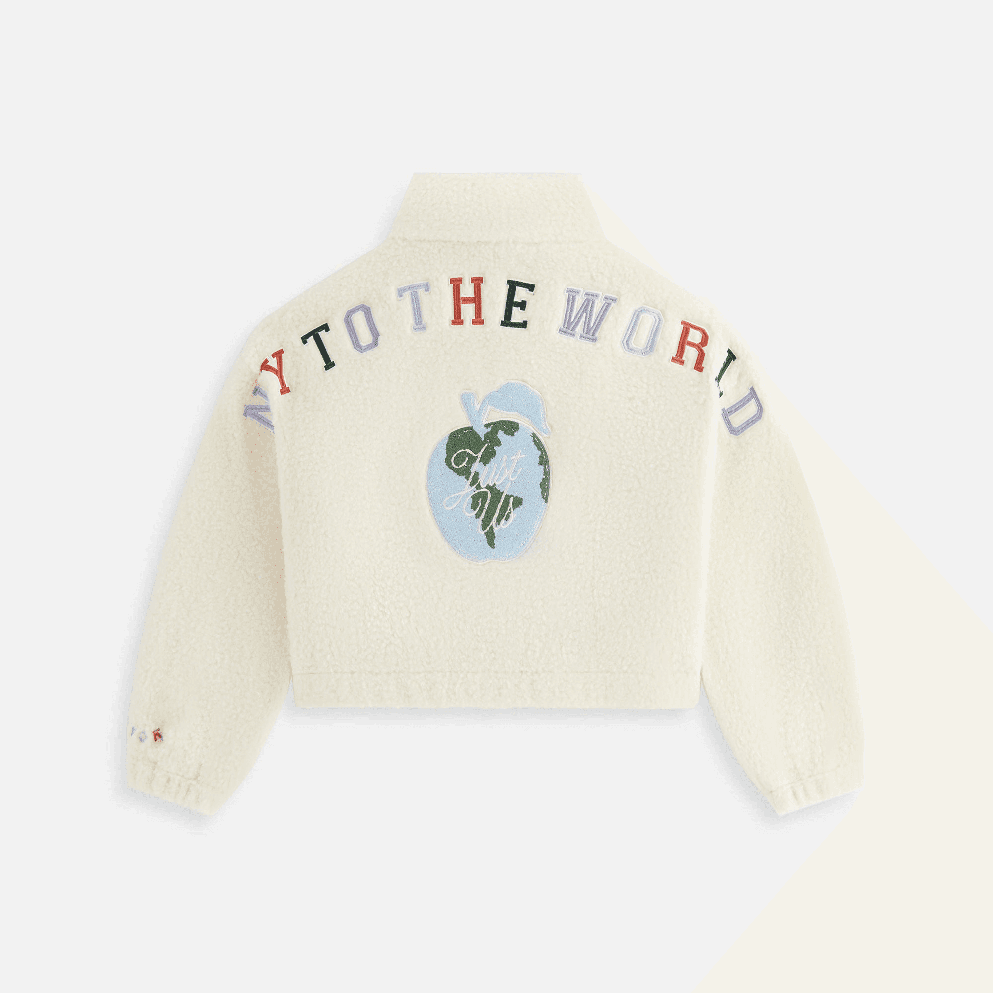 Kith Kids New York to the World Sherpa Jacket - Silk — Image 6
