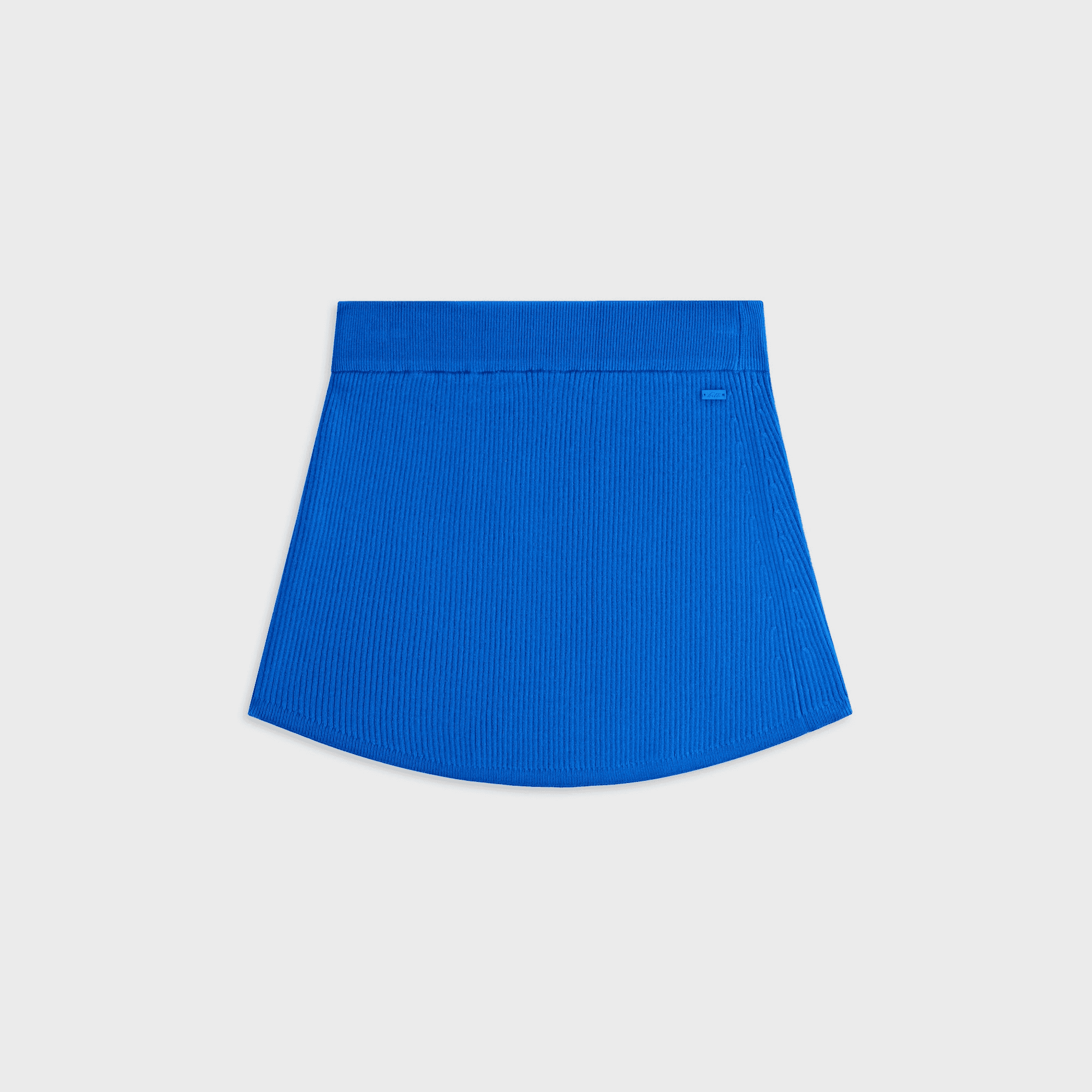 Kith Women Arys Asymmetrical Zip Mini Skirt - Lake — Image 5
