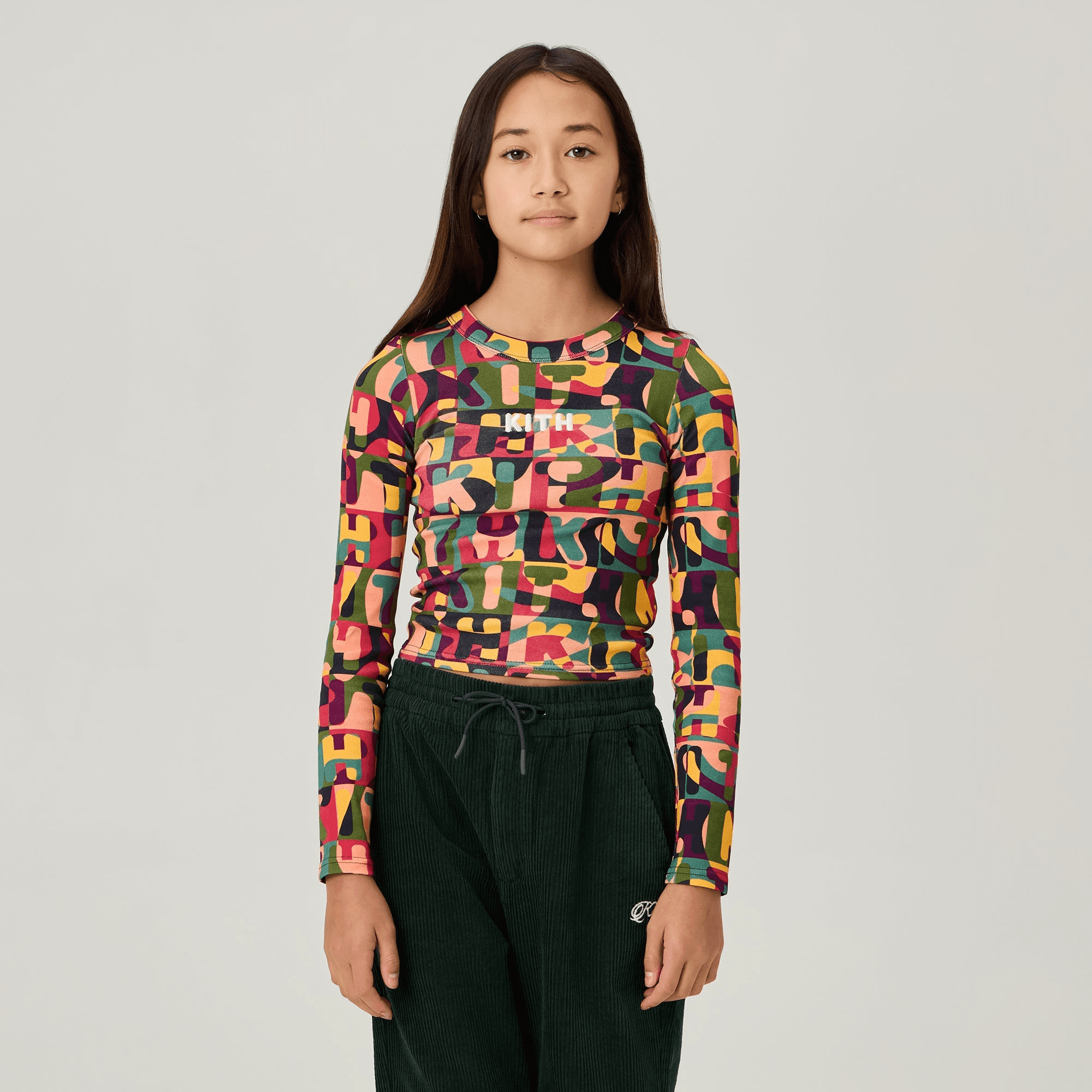 Kith Kids Printed Mulberry III Long Sleeve Tee - Nocturnal — Image 4