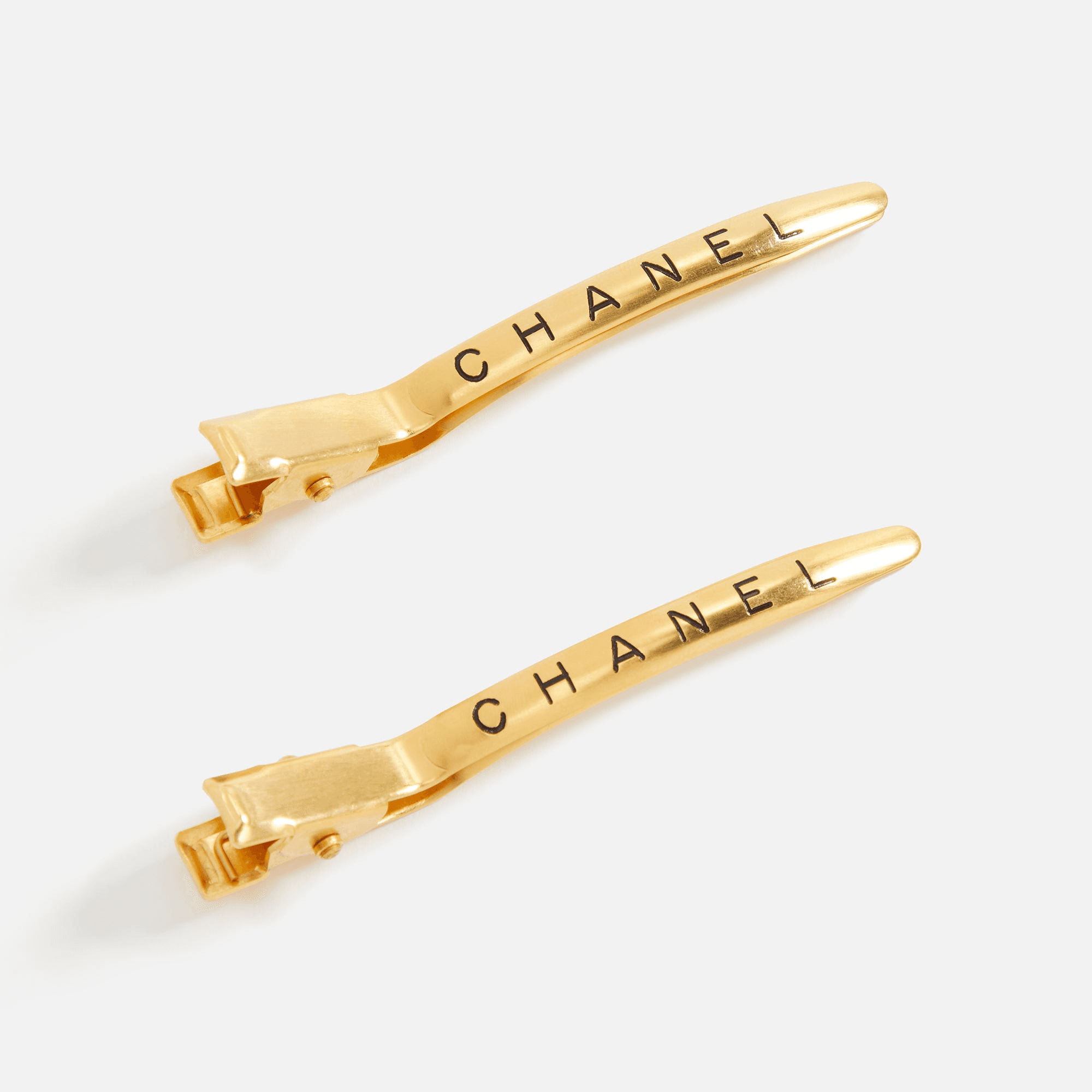 WGACA Chanel Hairclips - Gold — Image 2