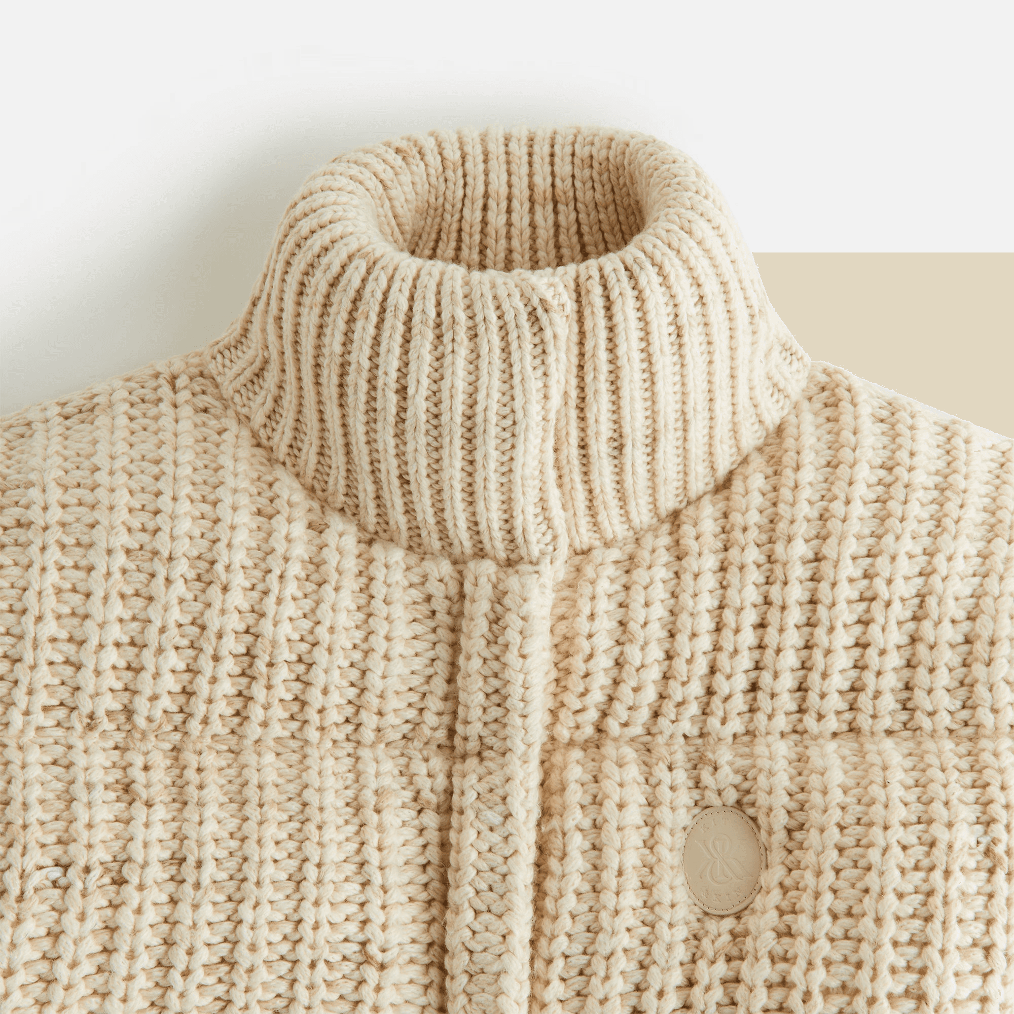 Kith Women Wynne Sweater Puffer - Muslin — Image 3