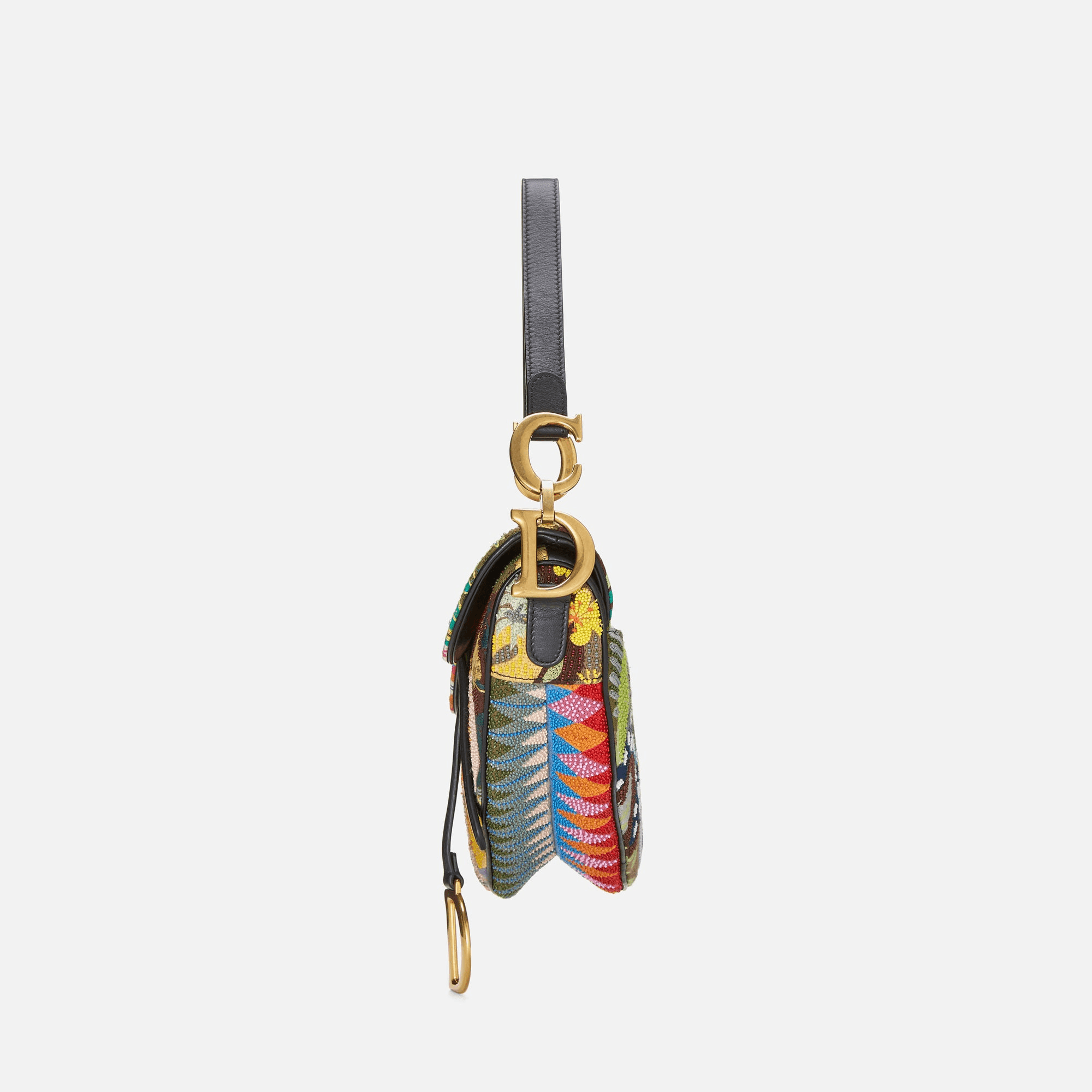 WGACA Christian Dior Multi Embellished Saddle Bag - Multi — Image 6