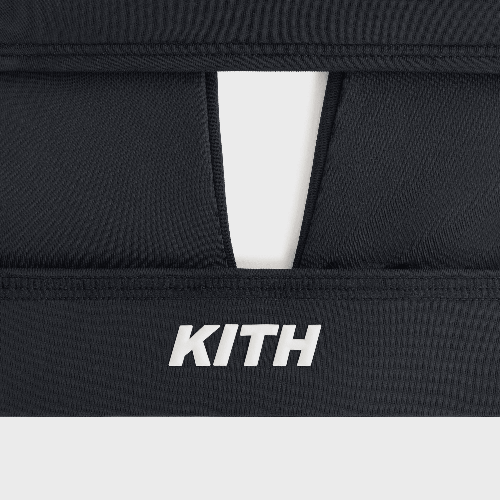Kith Women Enhance Cross Halter Bra - Black — Image 2