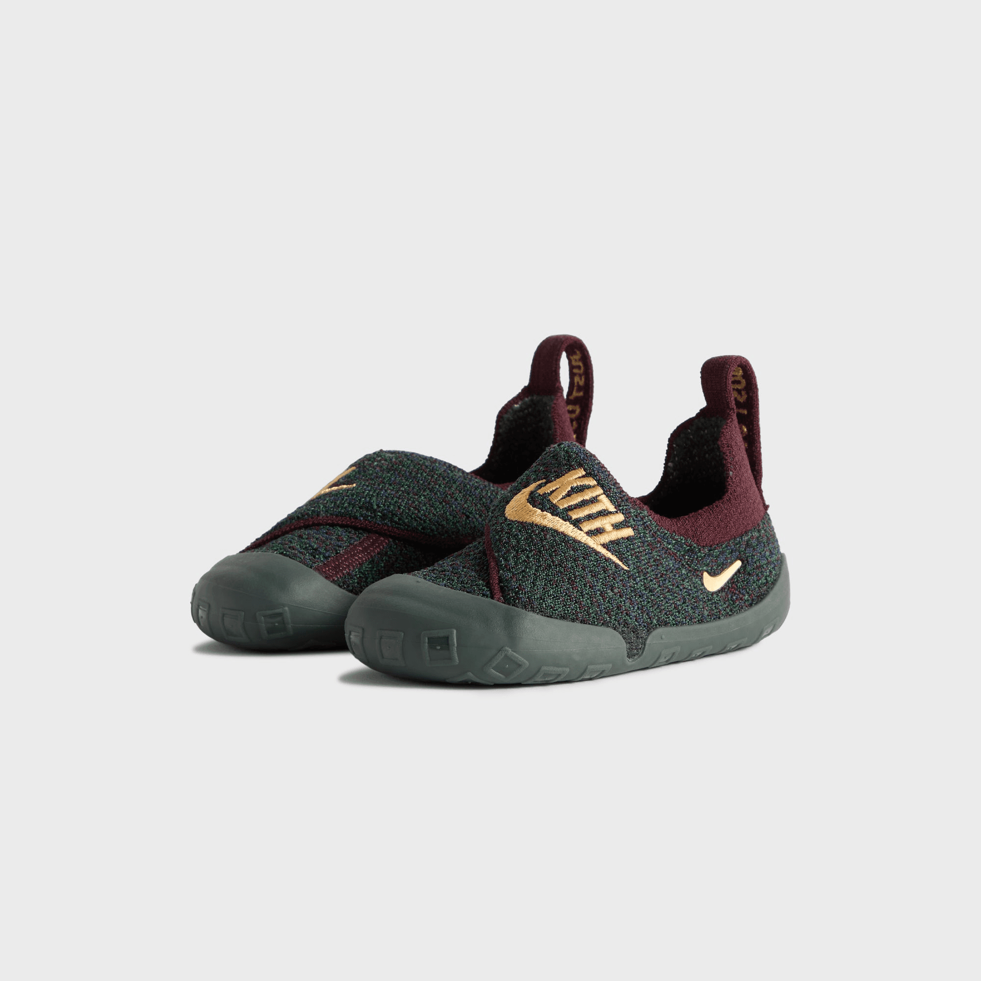 Kith for Nike Baby Swoosh One - Gold / Burgundy / Mid Navy — Image 6