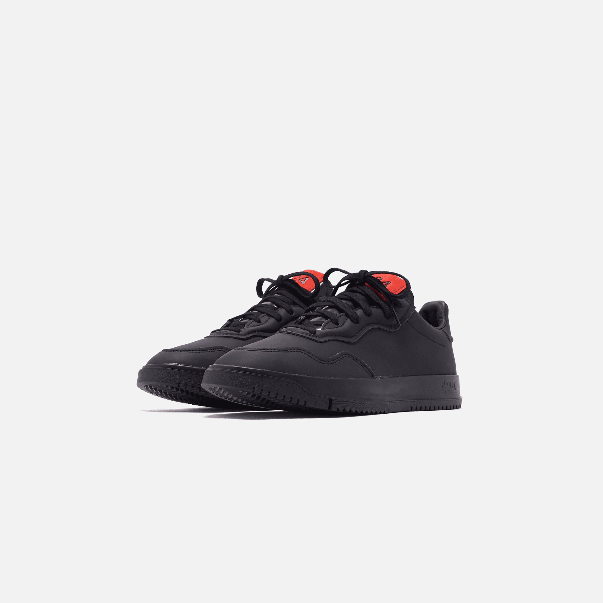 adidas Consortium x 424 SC Premiere - Black / Scarlet — Image 5