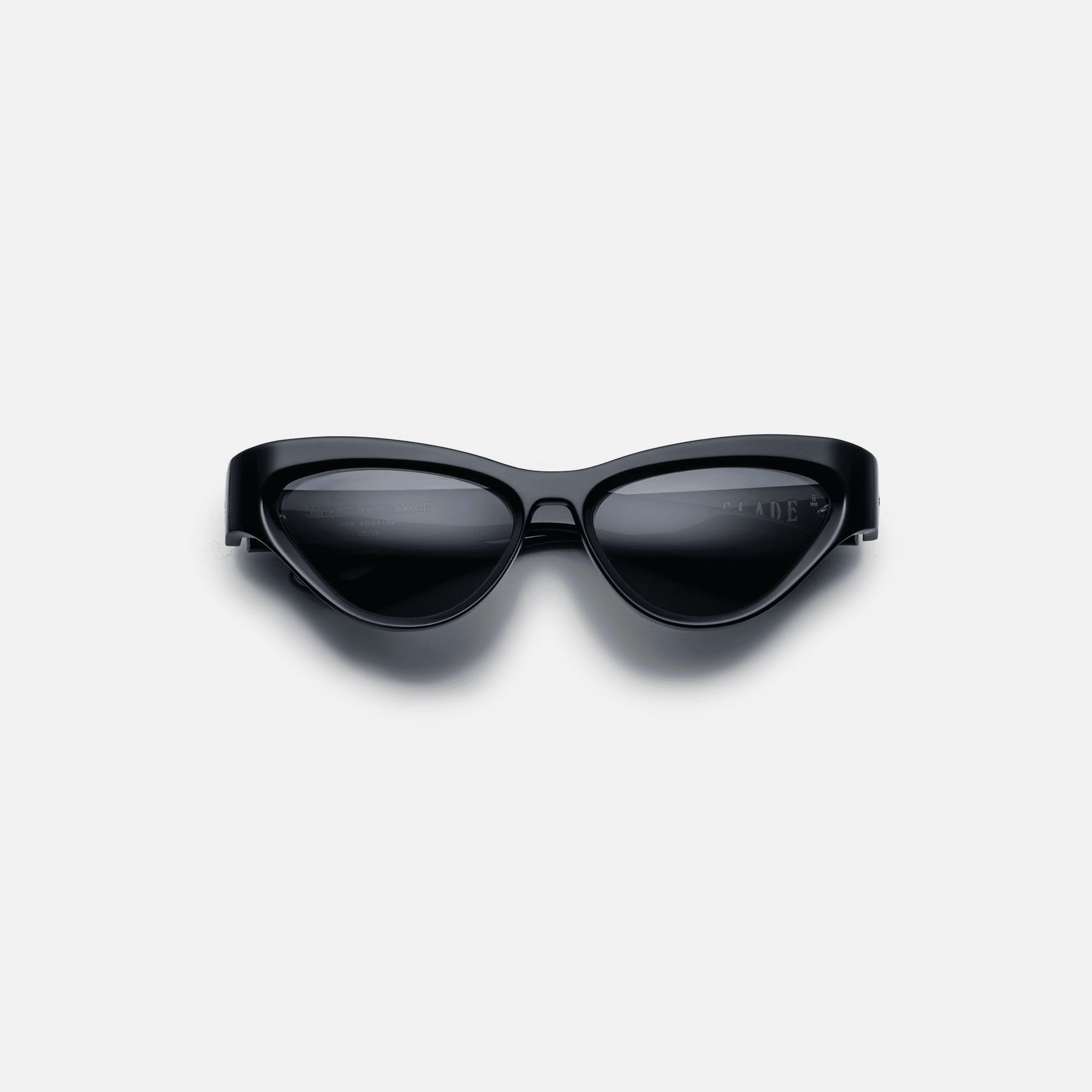 Jacques Marie Mage Slade Frame Jet Lens Dark Gold Hardware - Black - Image 1