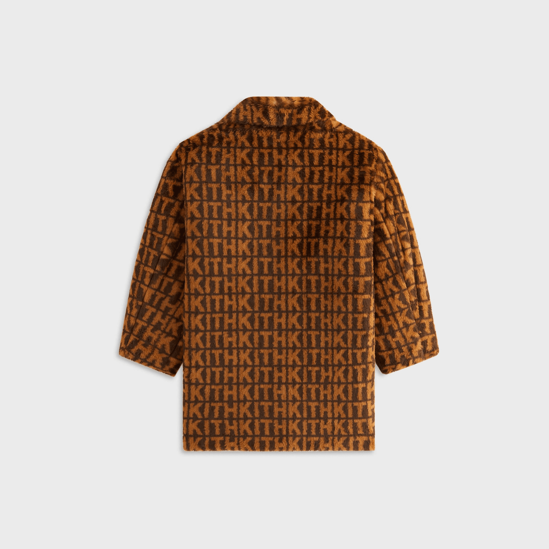 Kith Kids Faux Fur Monogram Royce Coat - Legacy — Image 7