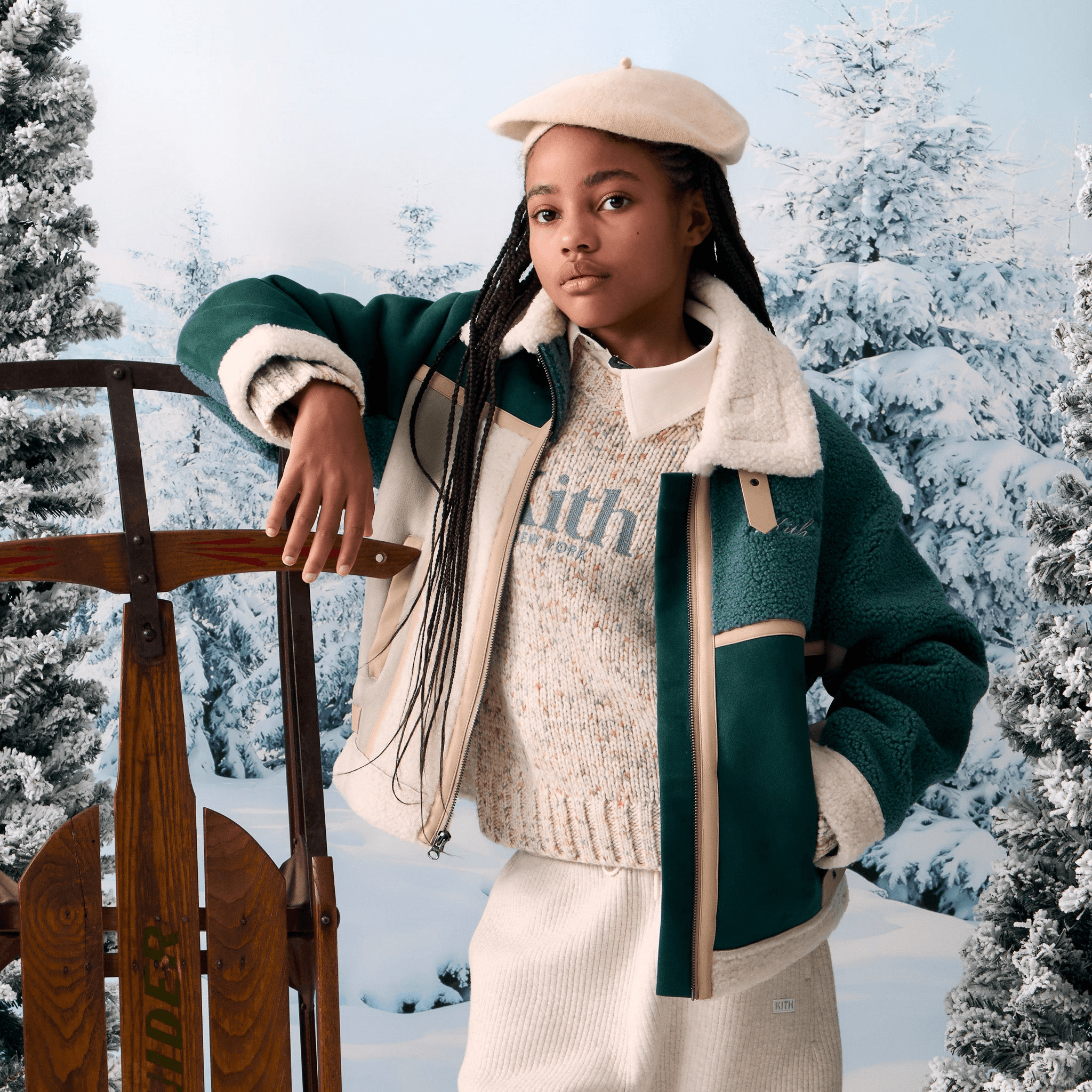 Kith Kids Clarke Faux Shearling Jacket - Cavan — Image 4