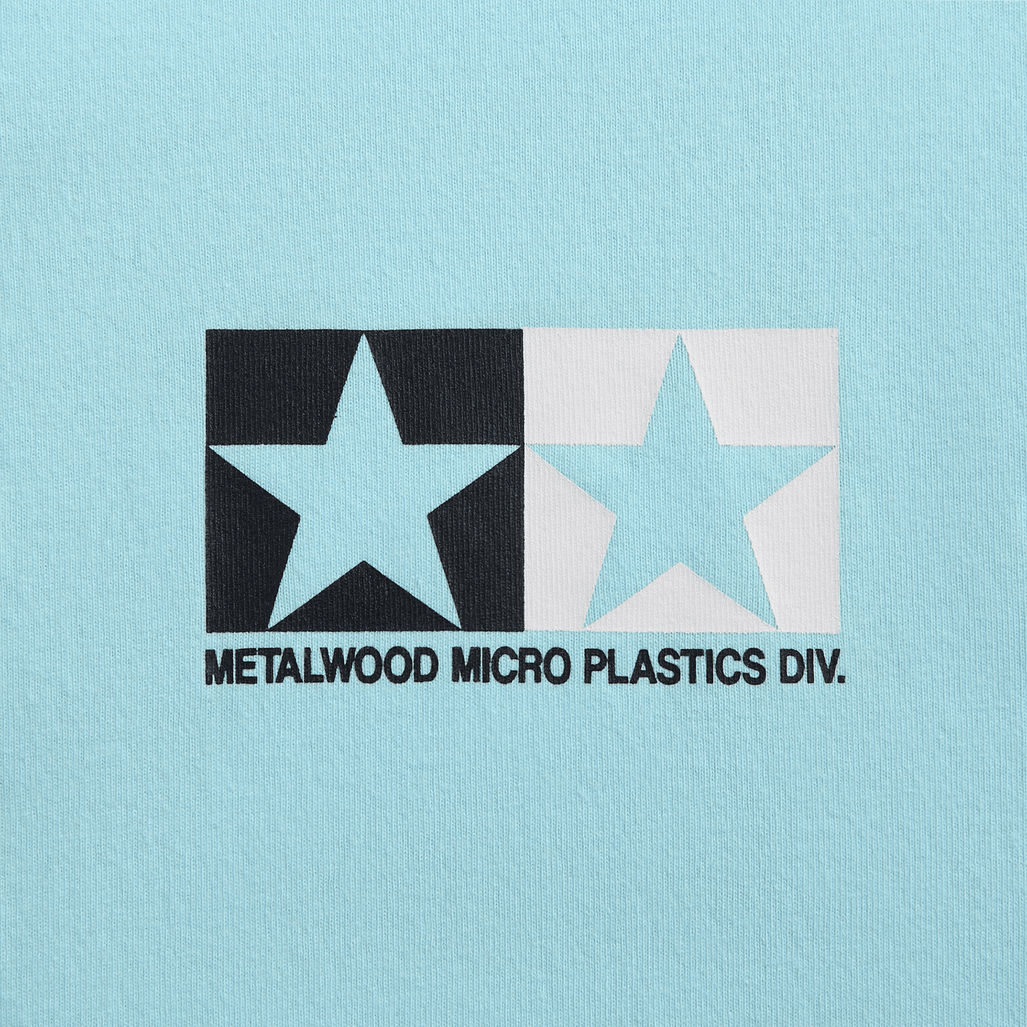 Metalwood Microplastics Long Sleeve Tee - Sky — Image 2