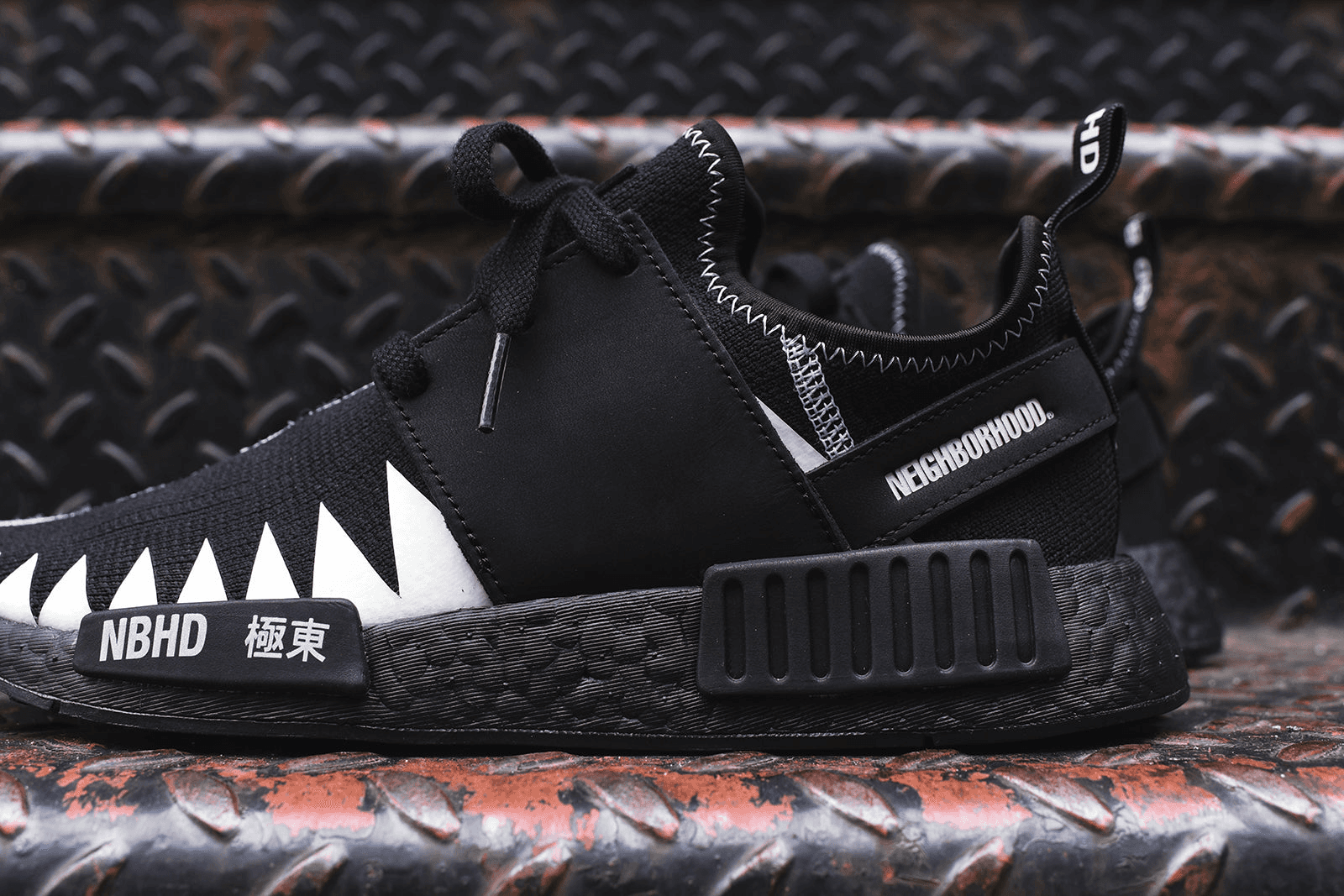 adidas Consortium x Neighborhood NMD_R1 PK - Black — Image 2