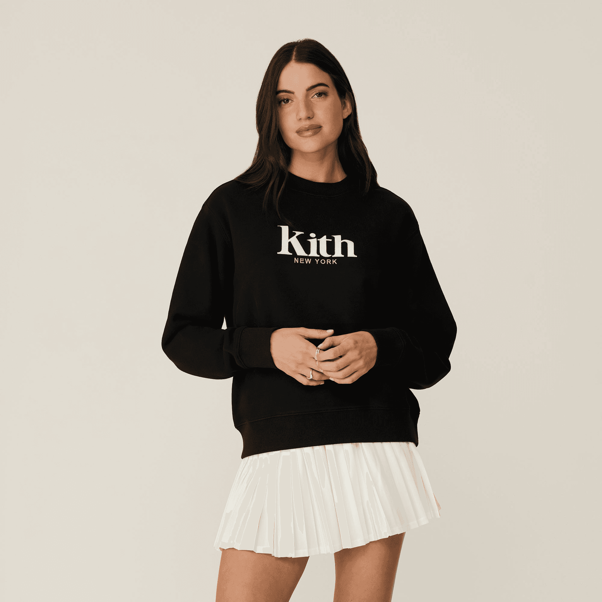 Kith Women Asher New York Crewneck - Black — Image 4