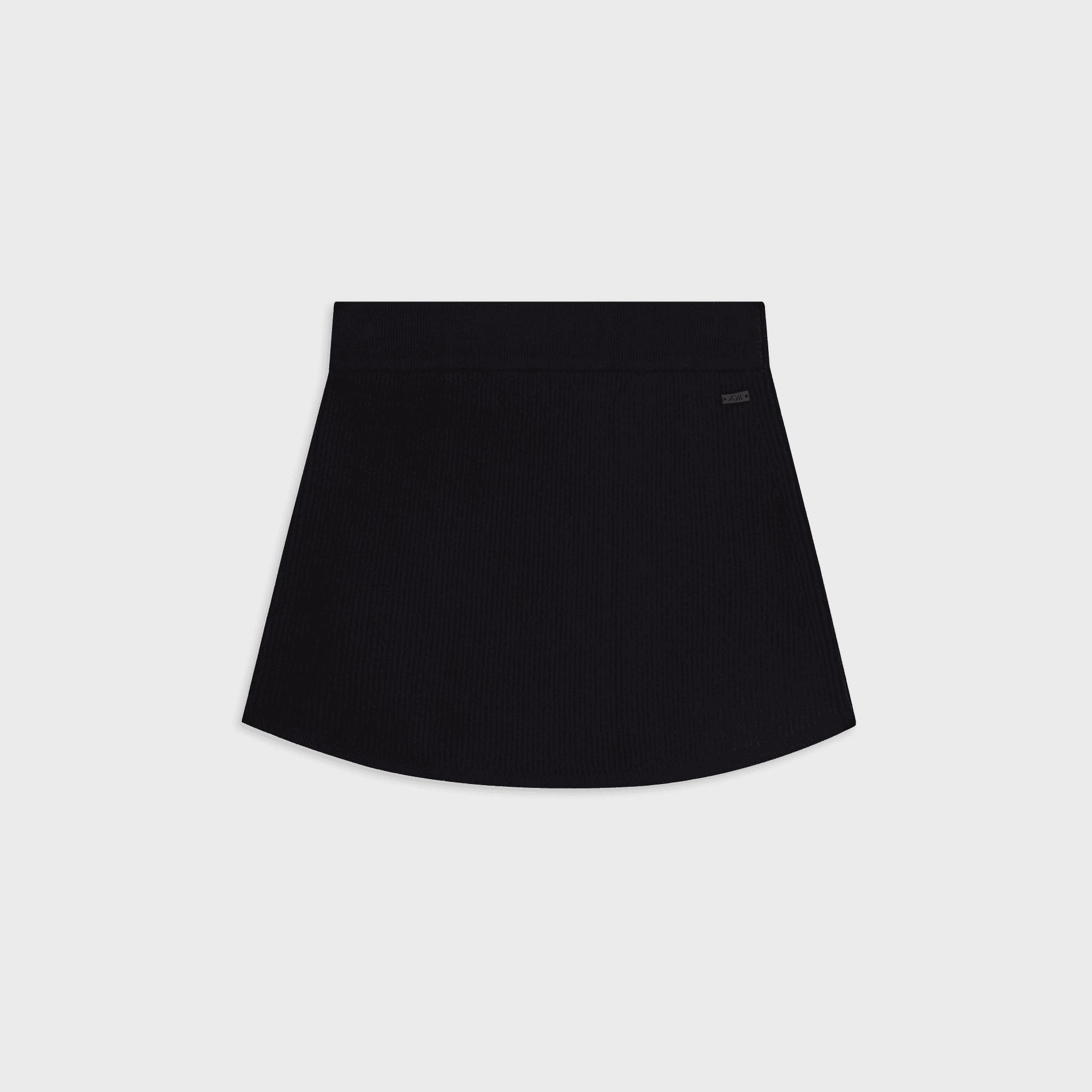 Kith Women Arys Asymmetrical Zip Mini Skirt - Black — Image 6