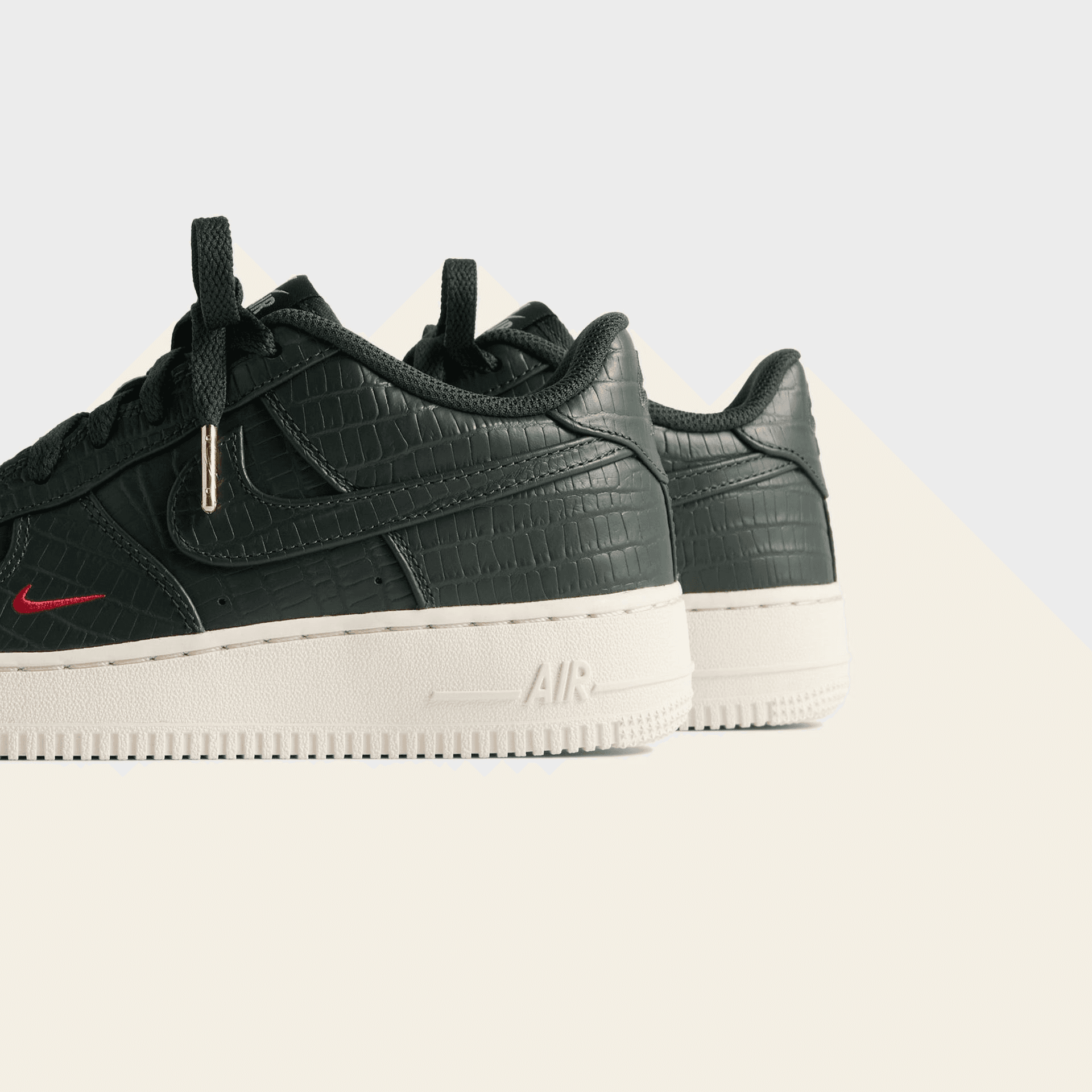 Kith for Nike GS Air Force 1 - Black Spruce / Phantom / Varsity Red — Image 7