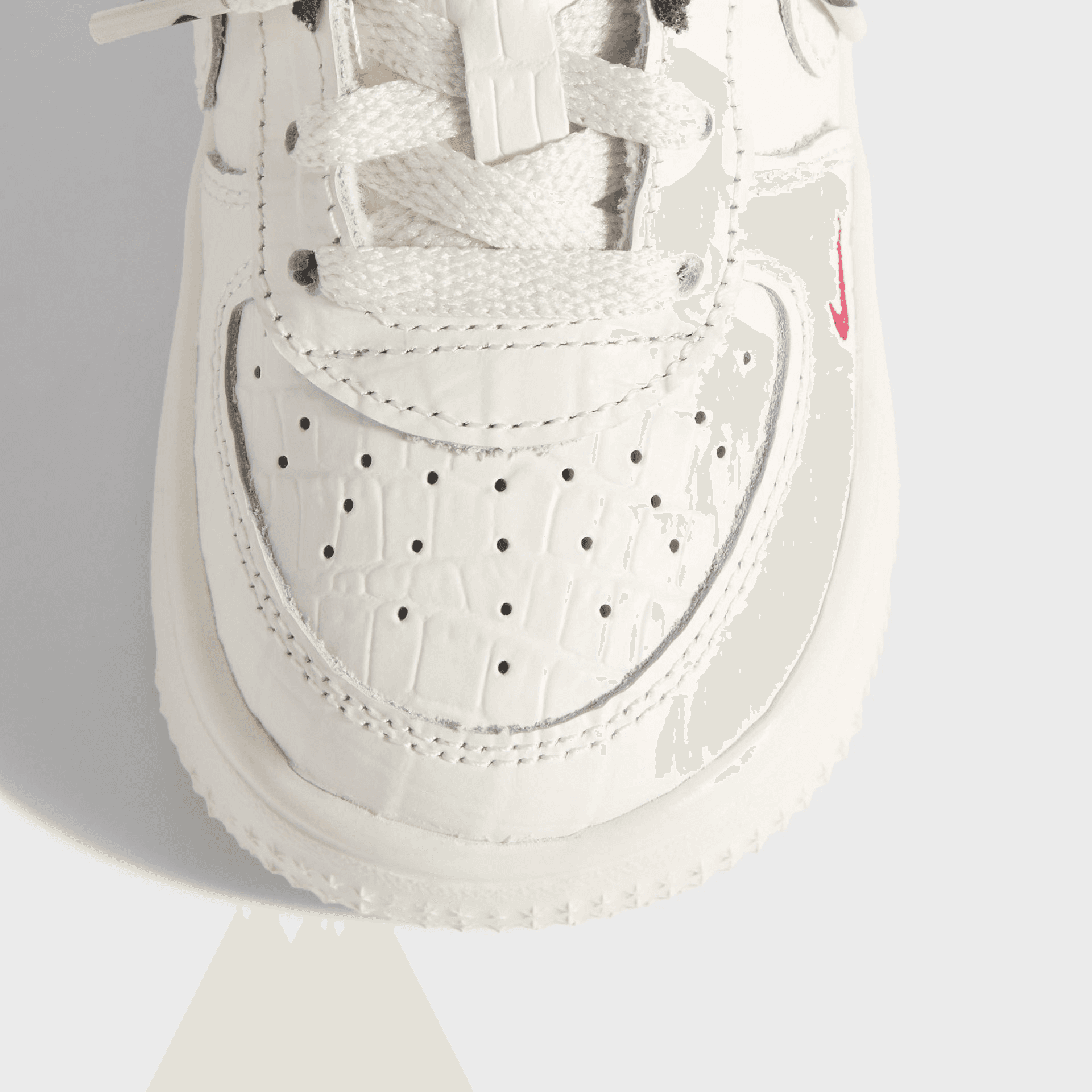 Kith for Nike TD Air Force 1 - Phantom / Black Spruce / Varsity Red — Image 4