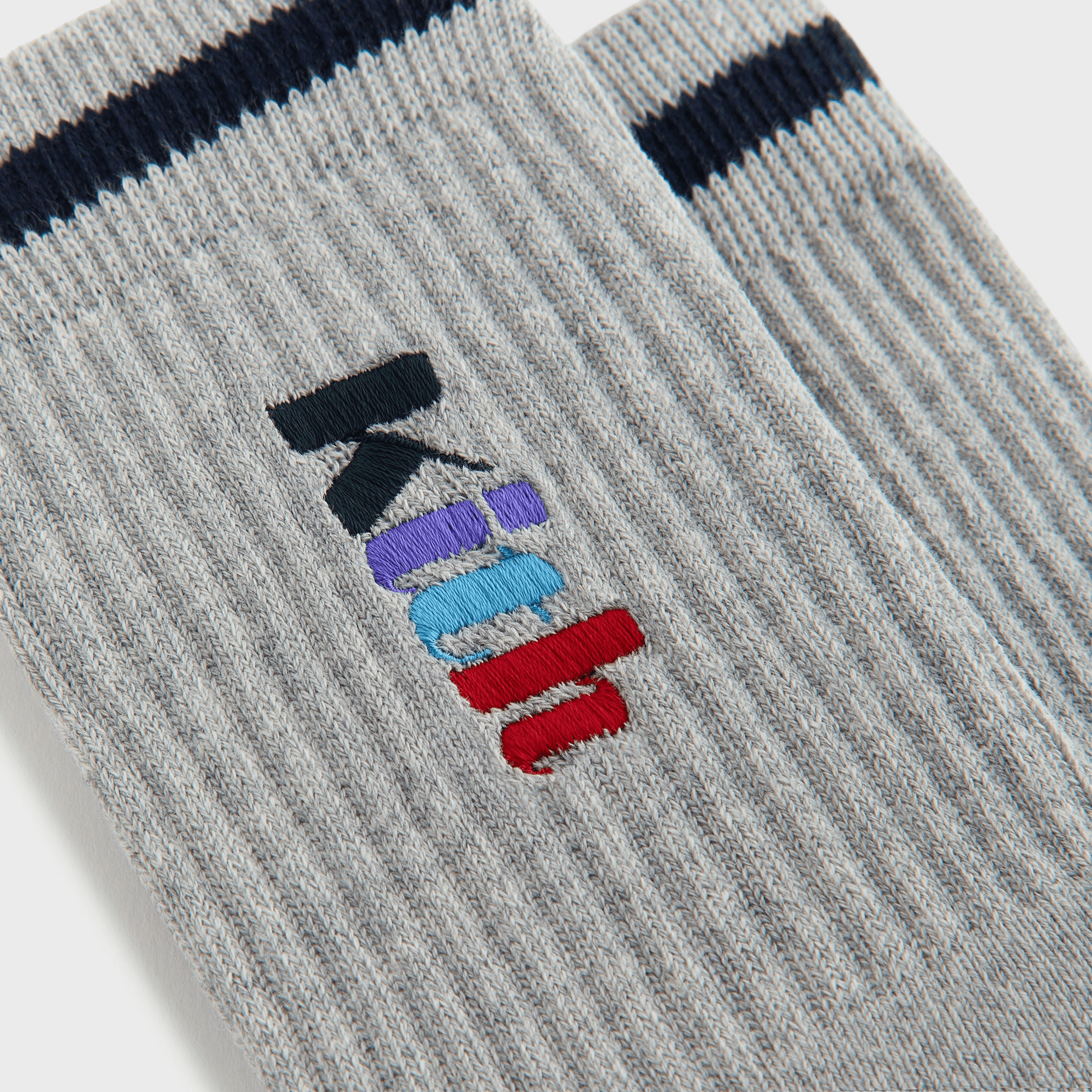 Kith Kids Graphic 3-Pack Crew Socks - Multi — Image 2