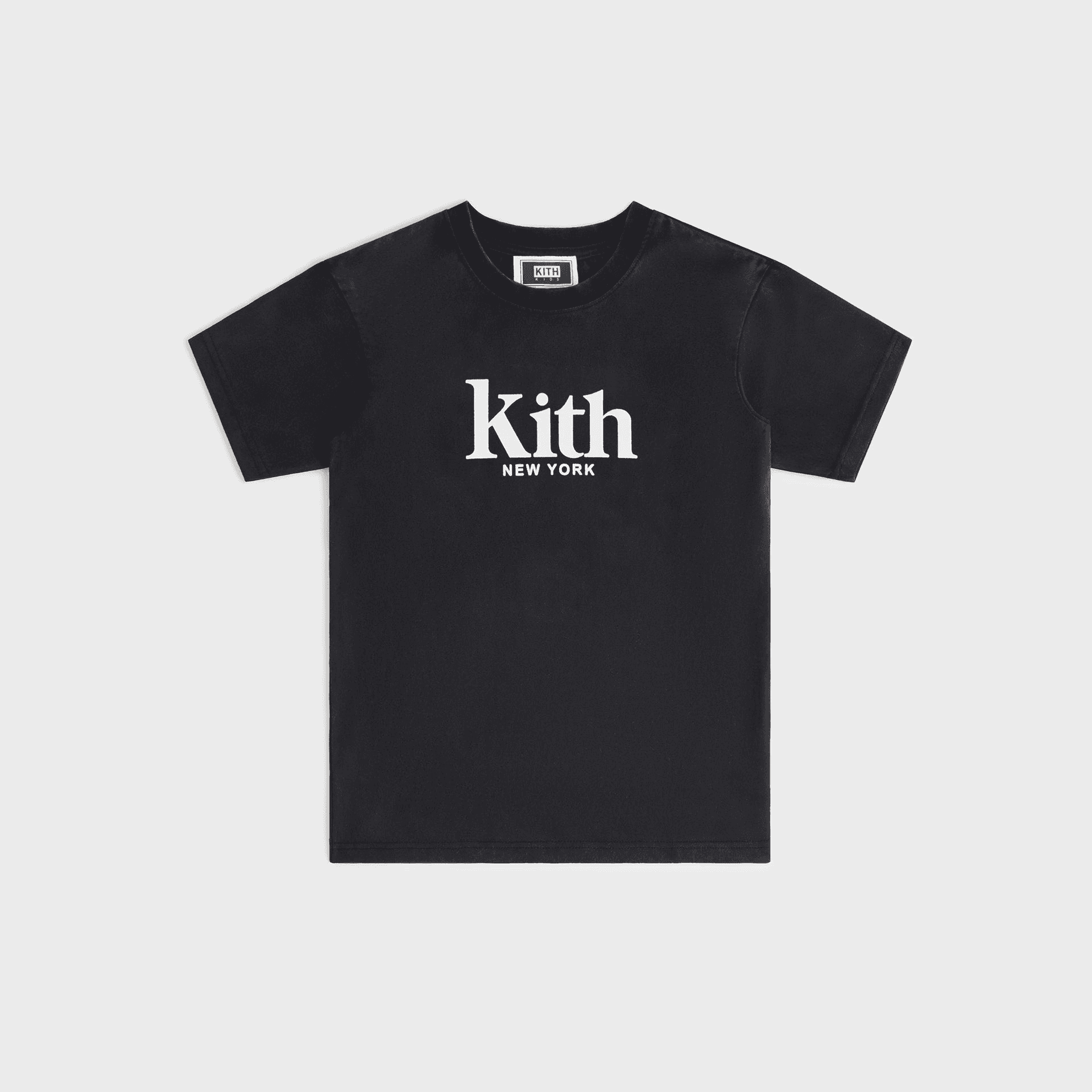 Kith Kids Serif Vintage Tee - Black — Image 4