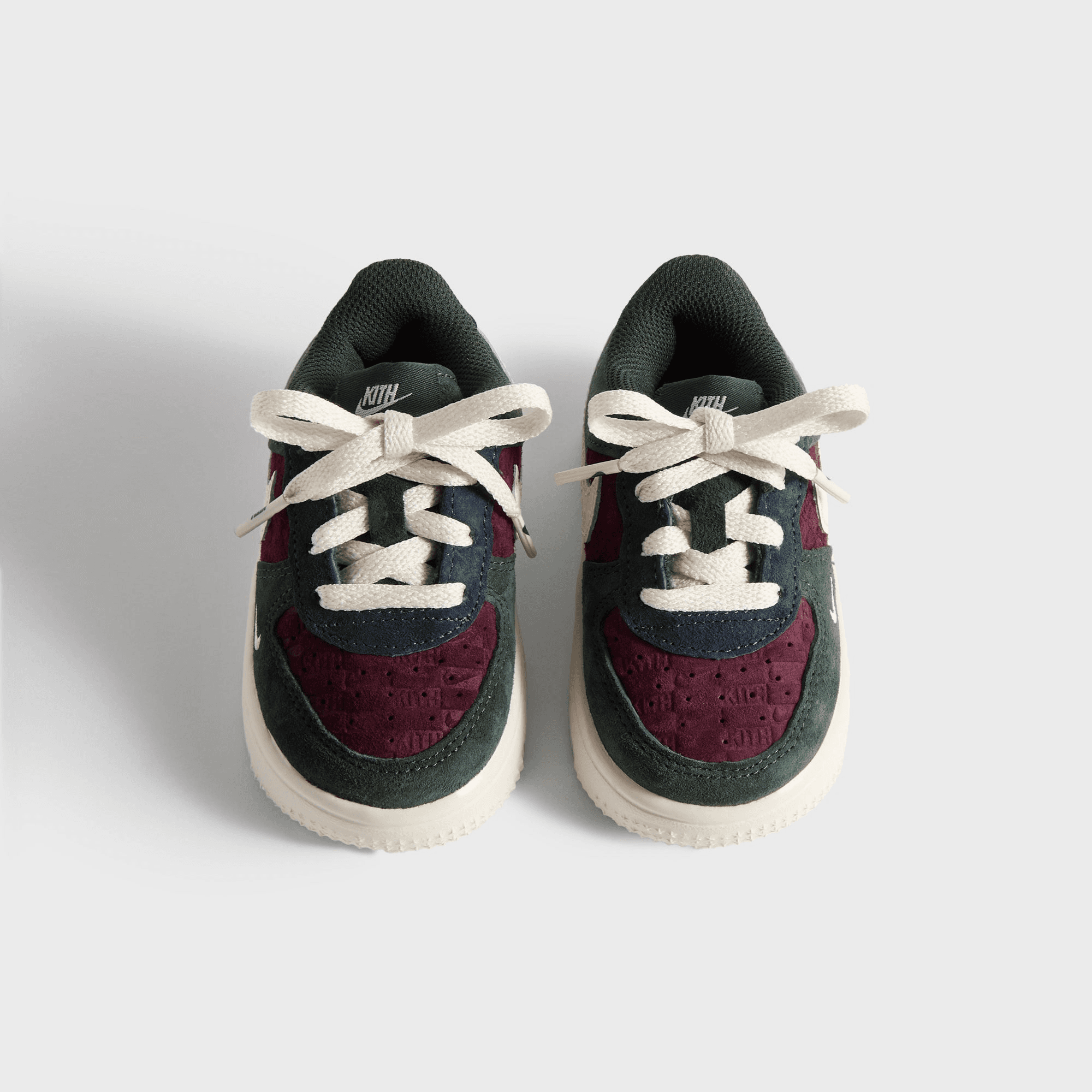 Kith for Nike TD Air Force 1 Low Lace - Night Maroon / Phantom — Image 6