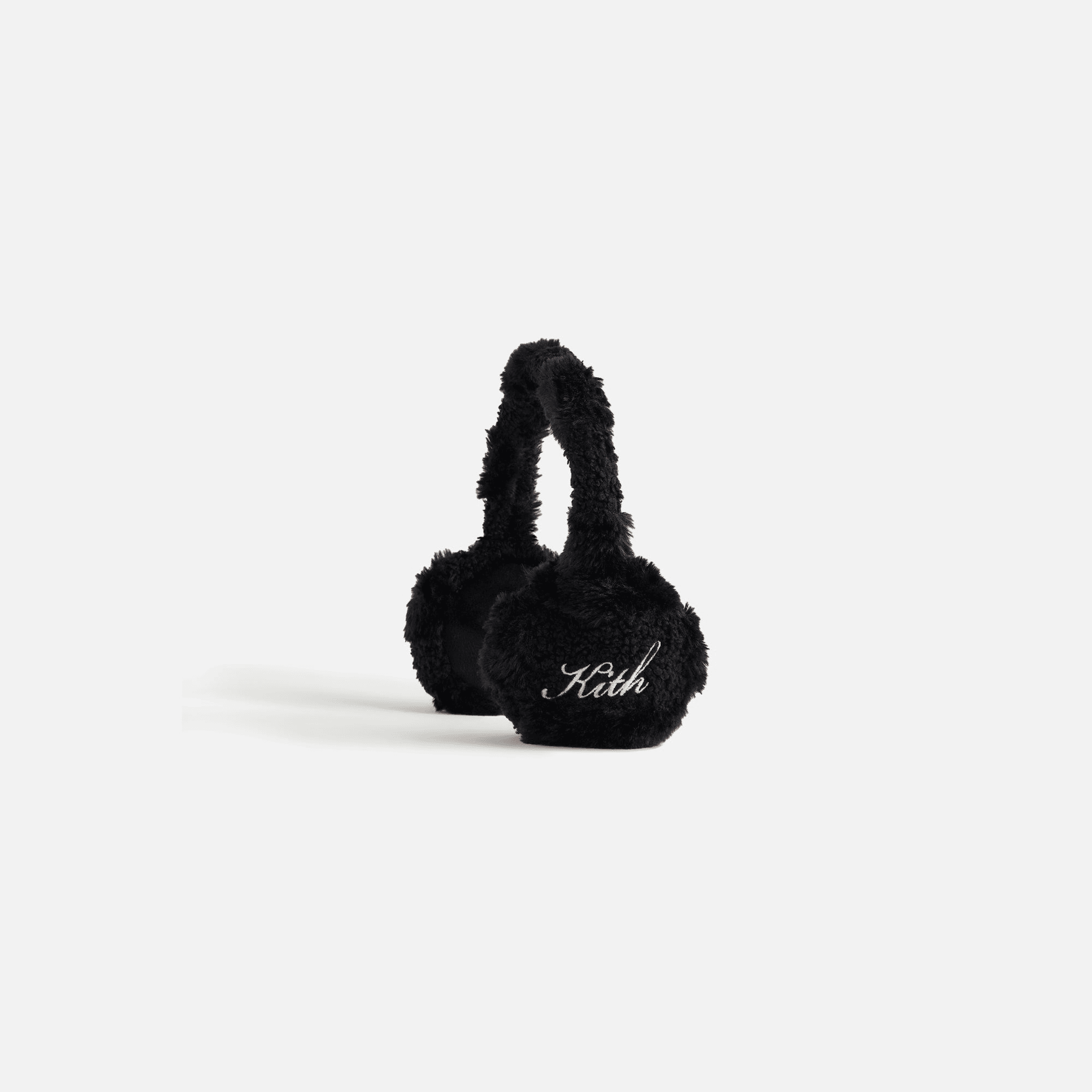 Kith Women Monogram Sherpa Ear Muff - Black — Image 4