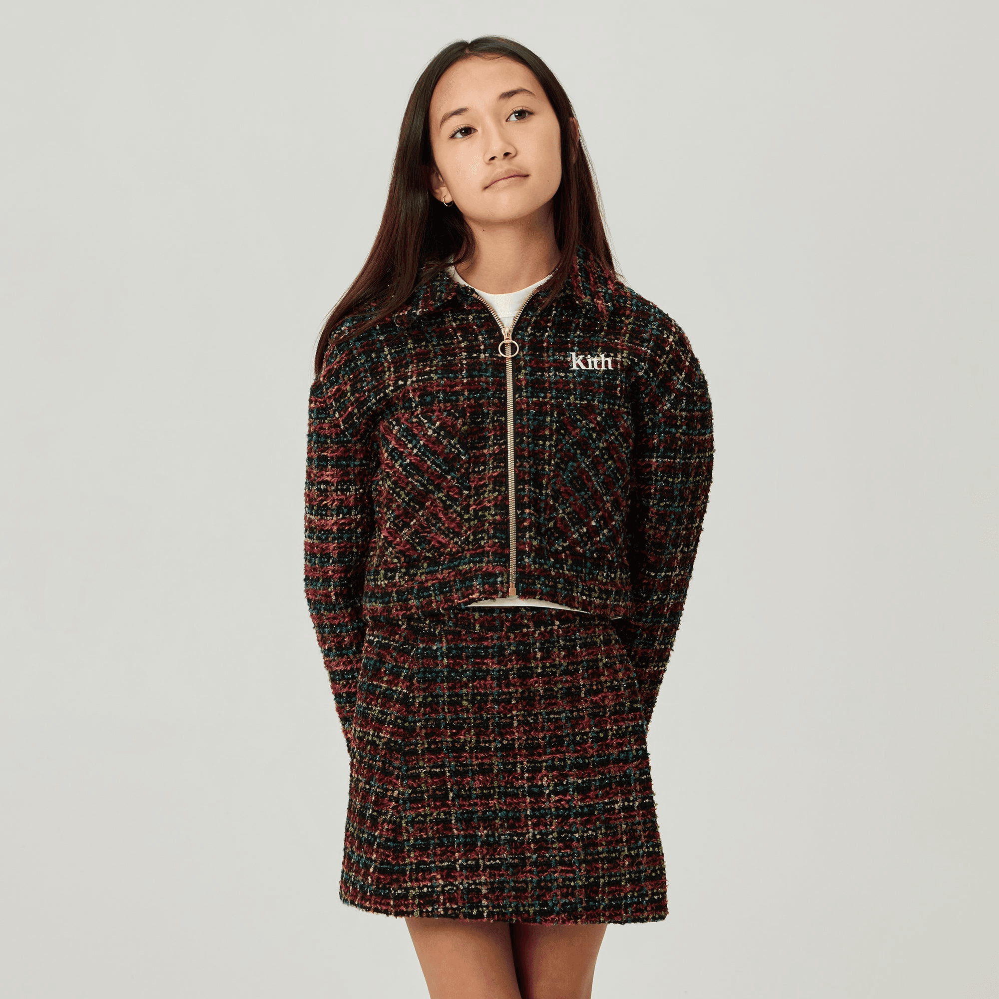 Kith Kids Novelty Textured Phoebe Jacket - Black — Image 5