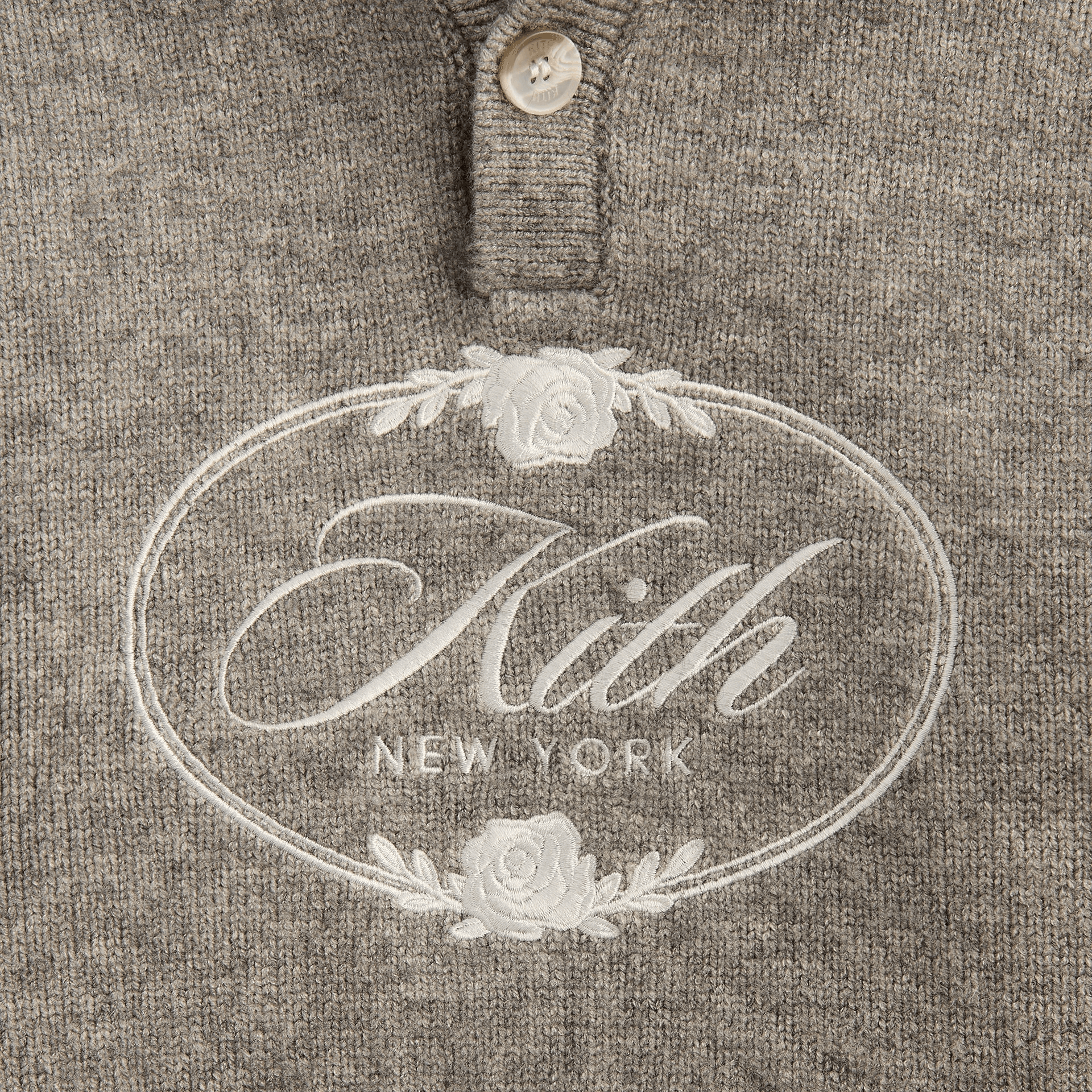 Kith Baby Nelson Sweater Hoodie - Graphite — Image 2