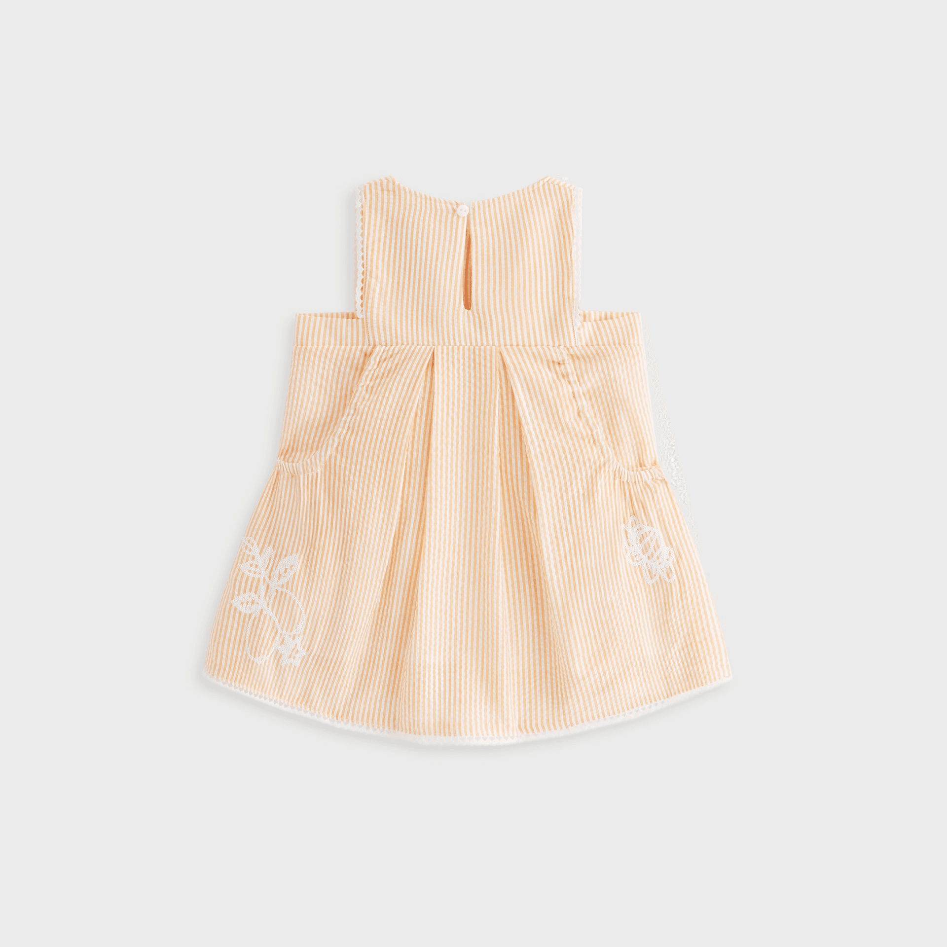 Kith Baby Seersucker Ainsley Dress - Calcite — Image 4