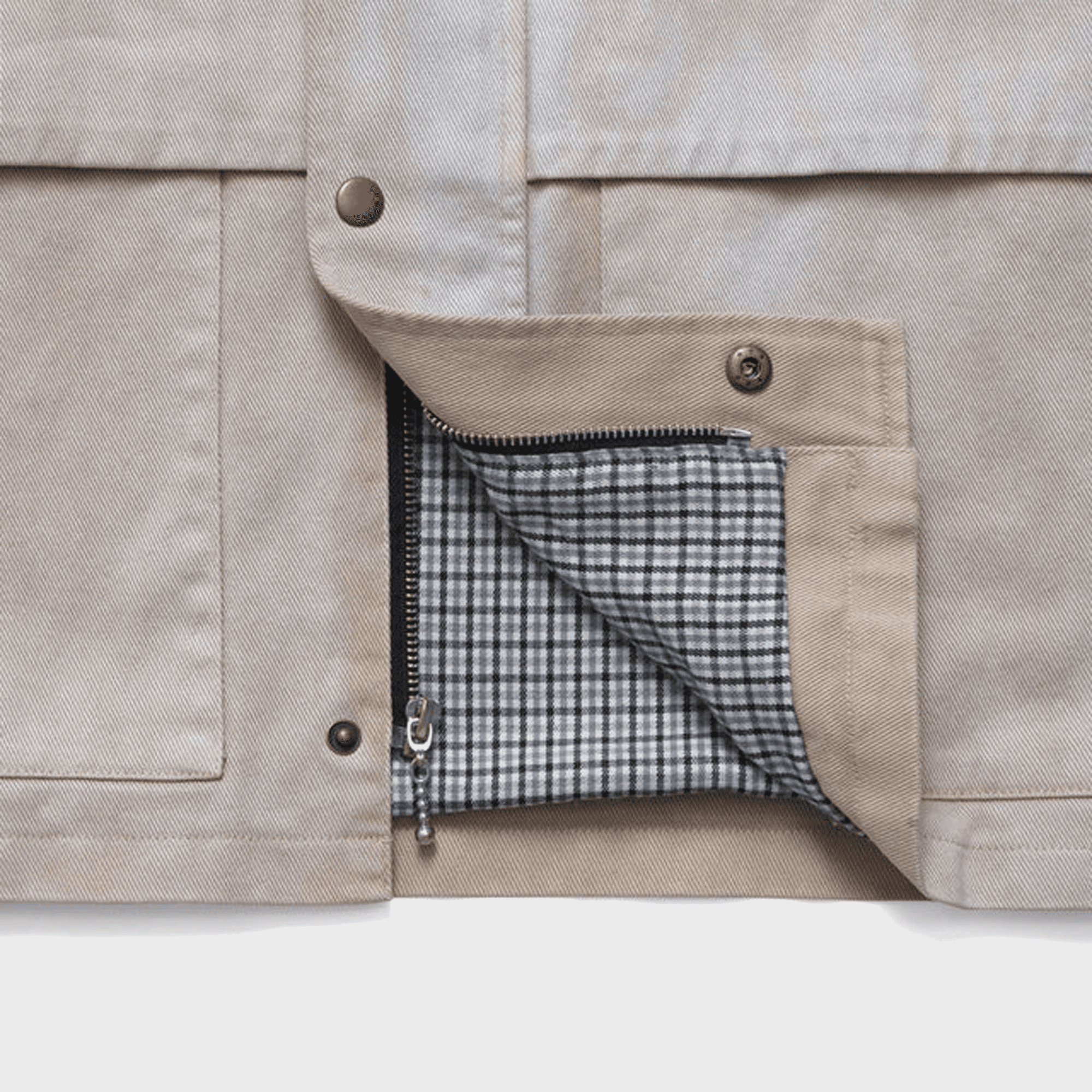 Metalwood Buff Baby Jacket - Khaki — Image 2